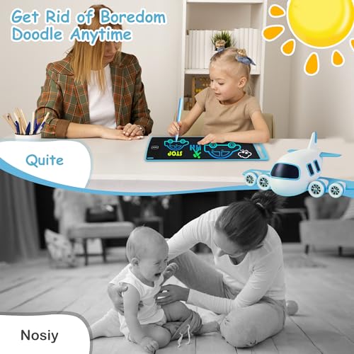 LCD Schreibtafel 2 Pack, 8.5 Zoll Tablet Kinder,Maltafel Zaubertafel,Spielzeug,Löschbarer Schreibtafel,Wiederverwendbarer mit Abschließbar Löschen-Taste Blau+Rosa - Image 9