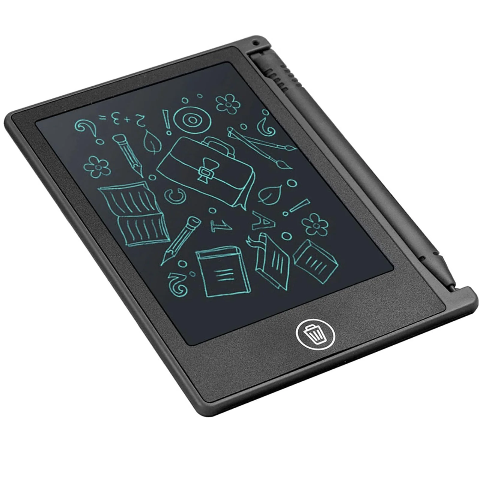 LCD-Zeichentablett für, Zeichenblock mit Pädagogischen Schreibblöcken, LCD-Zeichentabletts, Zeichentablett für, Kleinkinder, Jungen oder Mädchen ab 3 Jahren (Black) - Image 8