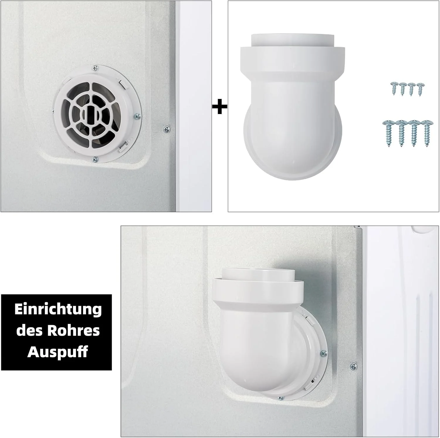 LEADZM Mini Wäschetrockner Elektrischer Trockner Ablufttrockner,3KG,40L,900W,3 Trocknungsmodi - Image 11