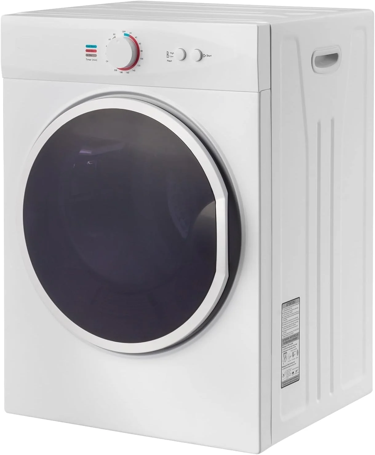 LEADZM Mini Wäschetrockner Elektrischer Trockner Ablufttrockner,3KG,40L,900W,3 Trocknungsmodi - Image 4