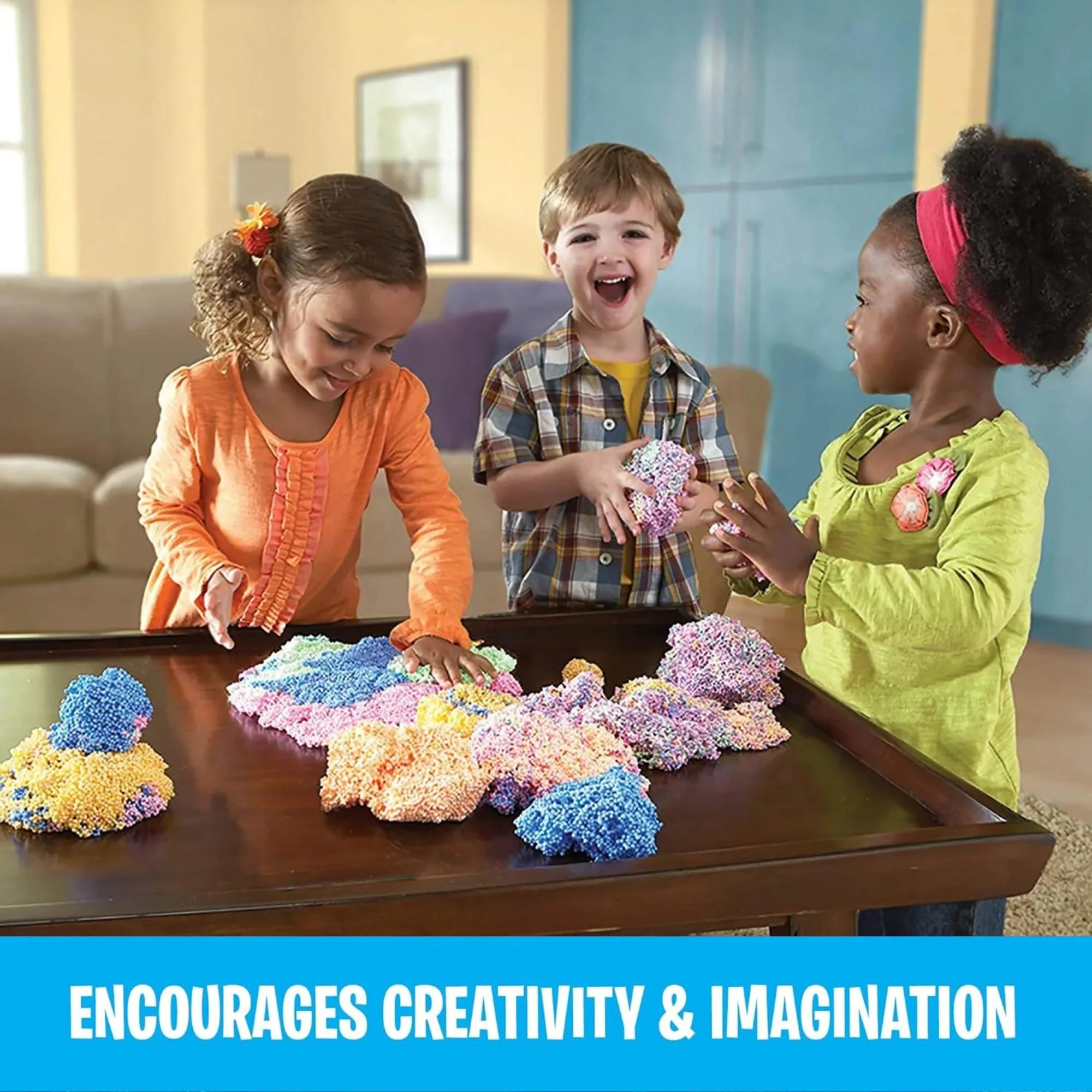 Learning Resources Playfoam Sparkle (4er-Set), Glitzernde Spielknete für Kinder, Trocknet nie aus, ungiftig & rückstandslos, Sensorik-Spielzeug für Feinmotorik ab 3 Jahren - Image 3