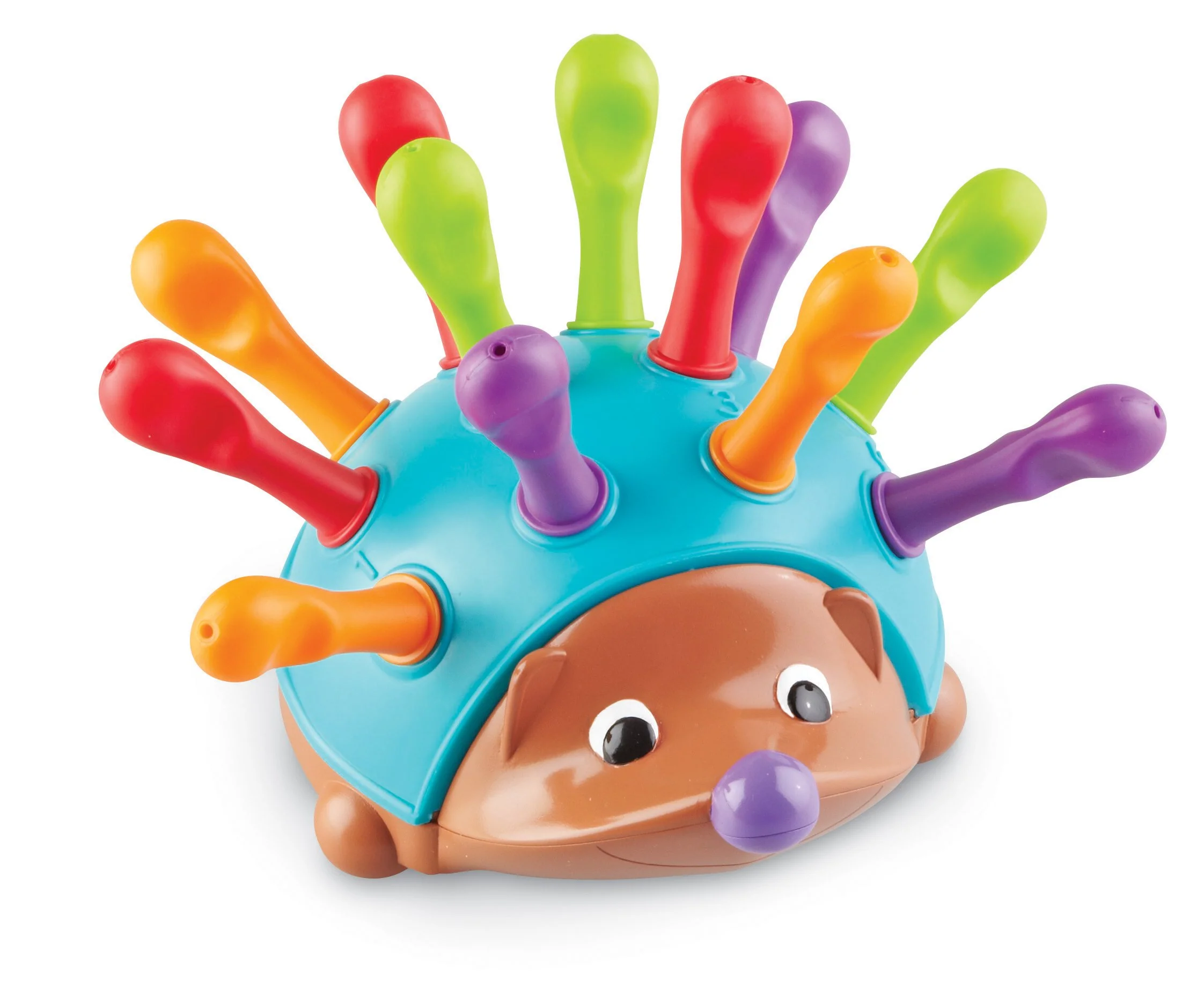 Learning Resources Spike der Igel, Feinmotorik Lernspielzeug für Kinder ab 18 Monaten, Farben und Formen Lernen, Vorschule, Motorikspiel, 12 Steckstachel - Image 5