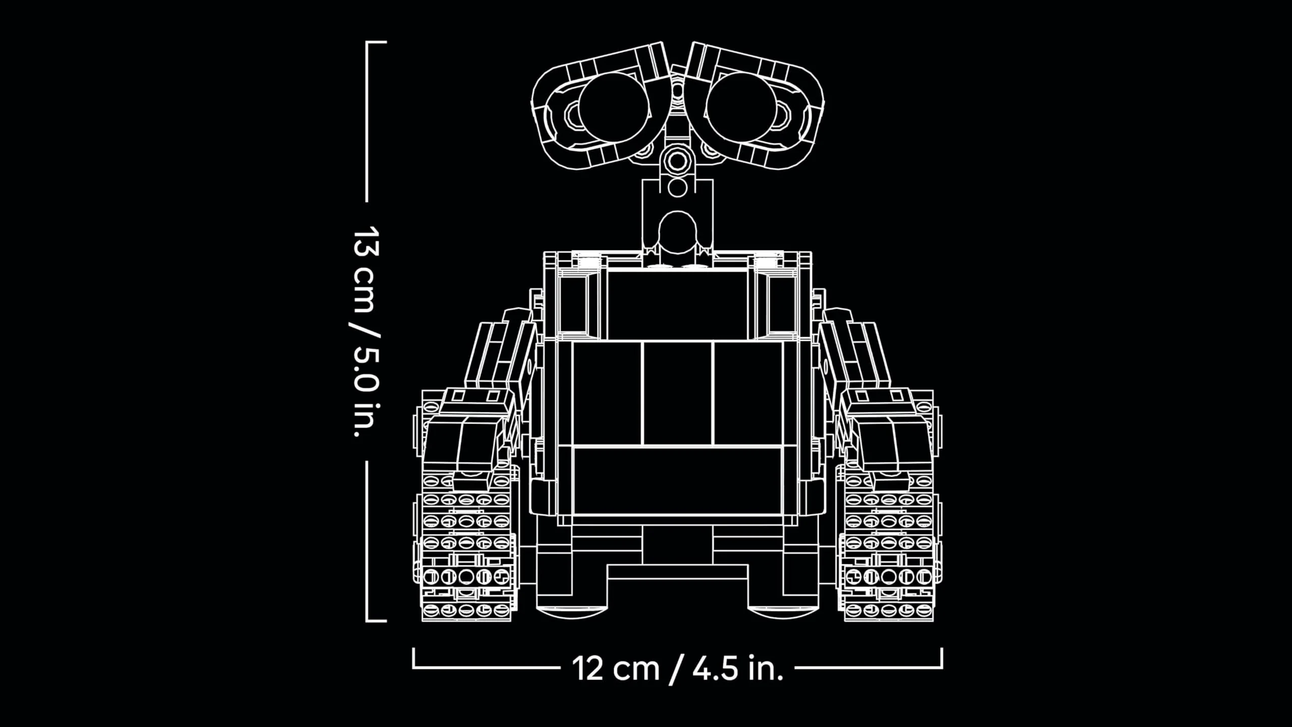 LEGO ǀ Disney and Pixar Wall-E und EVE - Kontruktionsspielzeug für Erwachsene - DIY Set zum Basteln - Baumodell mit M-O & Hal Figuren - Deko zum Bauen - Kreatives Geschenk für Männer und Frauen 43279 - Image 5