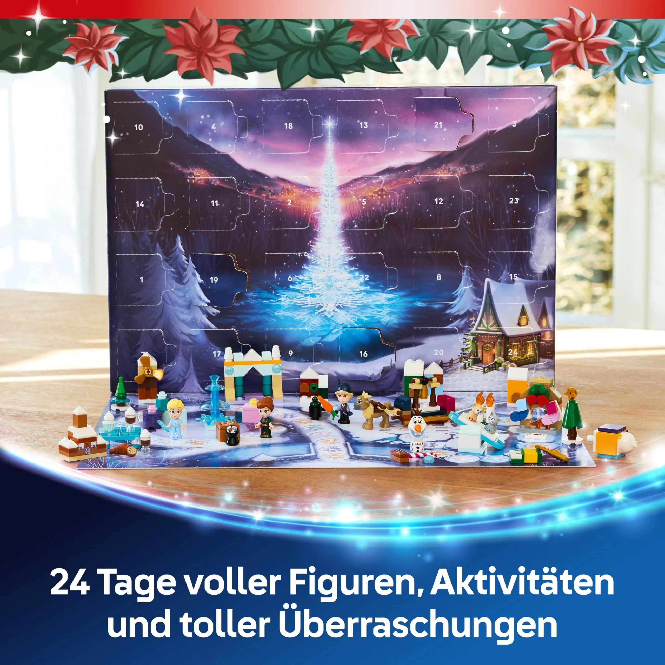LEGO ǀ Disney Frozen Adventskalender 2025 Kinder Spielzeug - Kreatives Spielset - Bauset mit den Figuren ELSA, Anna, Olaf, Kristoff und Sven - Geschenk für Mädchen und Jungen ab 5 Jahren - 43273 - Image 10