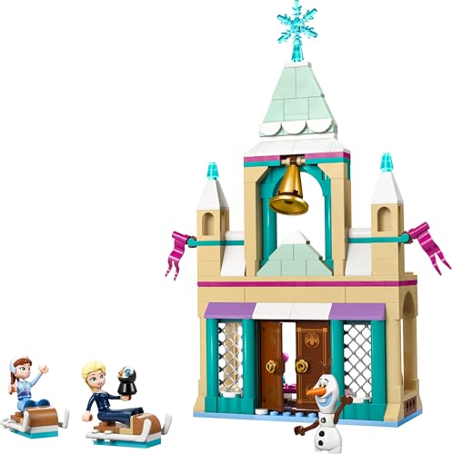 LEGO ǀ Disney Frozen Das Arendelle Schloss - Spielzeug mit Anna & ELSA Minifiguren sowie Olaf & Pinguin Figuren – Prinzessinnen Schloss Spielzeug - Kreatives Geschenk für Mädchen ab 5 Jahren – 43265 - Image 4