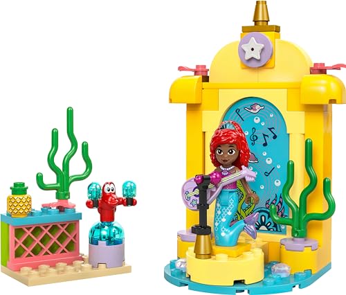 LEGO ǀ Disney Princess Arielles Musikbühne, Bauspielzeug für Kinder mit 2 Figuren, Geschenkidee für Mädchen und Jungen ab 4 Jahren sowie für Fans der TV-Serie, Kinderspielzeug 43235 - Image 4