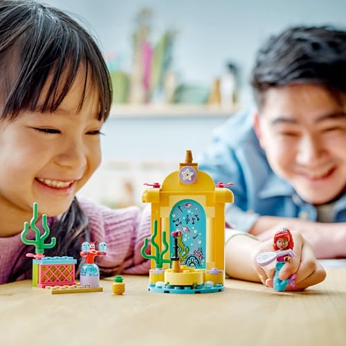 LEGO ǀ Disney Princess Arielles Musikbühne, Bauspielzeug für Kinder mit 2 Figuren, Geschenkidee für Mädchen und Jungen ab 4 Jahren sowie für Fans der TV-Serie, Kinderspielzeug 43235 - Image 5