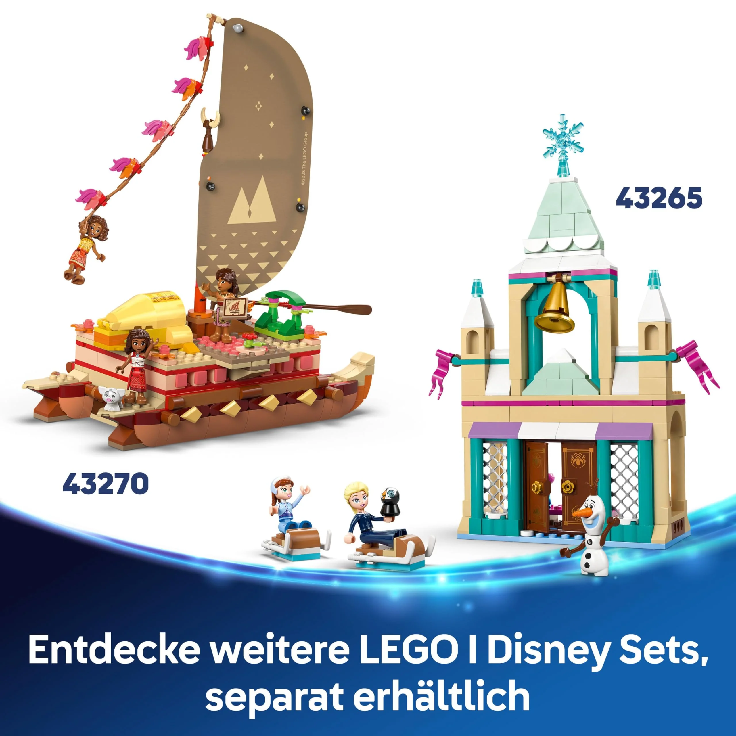 LEGO ǀ Disney Princess Cinderellas Schloss und Pferdekutsche - Kreatives Pferde Spielzeug Mädchen und Jungen - Spielset mit Cinderella und der Märchenprinz Figuren - Kinder Geschenk ab 6 Jahren 43275 - Image 7