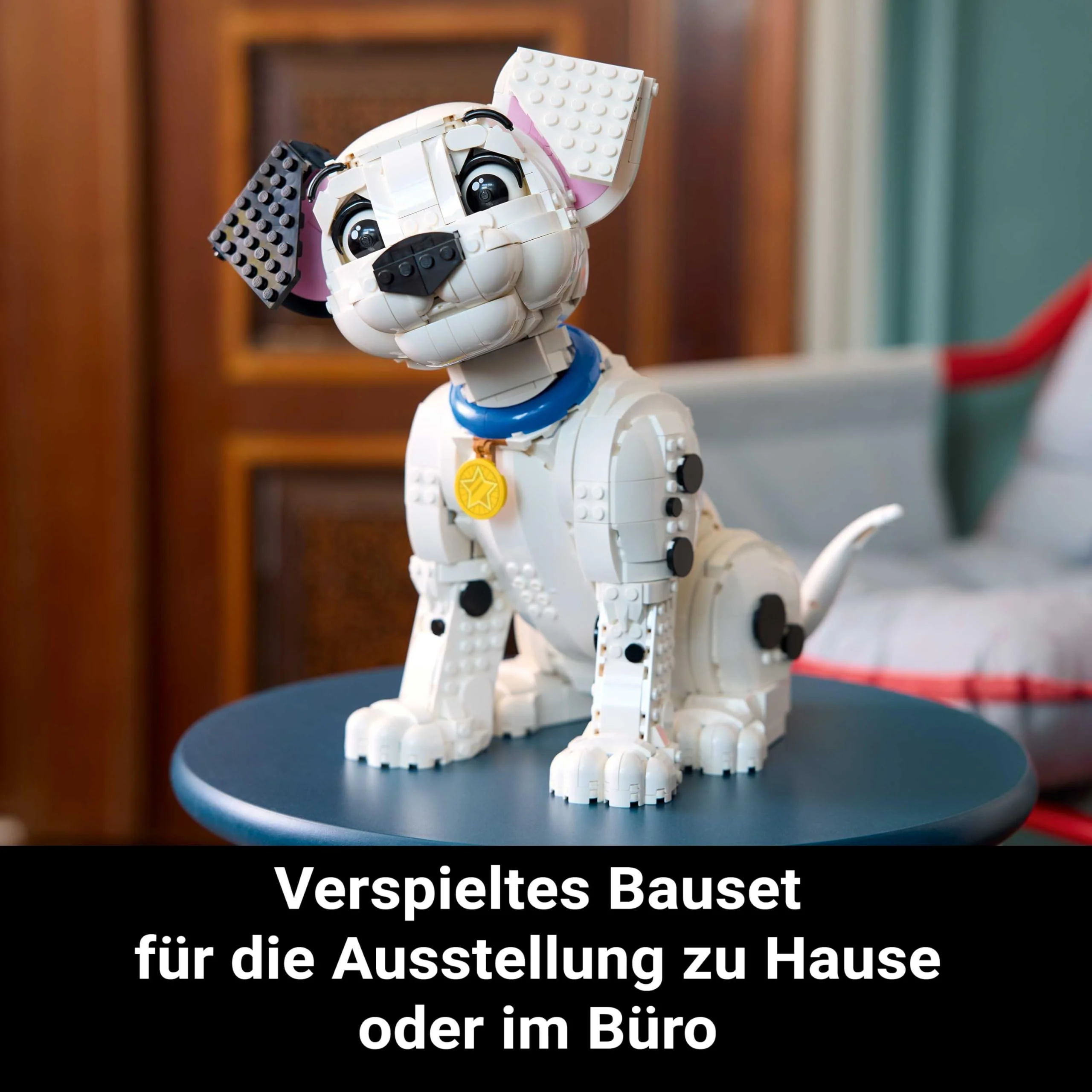 LEGO ǀ Disney Welpe aus 101 Dalmatiner - Bauset für Erwachsene - Verwandelt Sich in 6 niedliche Welpen mit drehbarem Kopf und Schwanz - DIY Heim-Deko - Geschenkidee für Fans - 43269 - Image 6