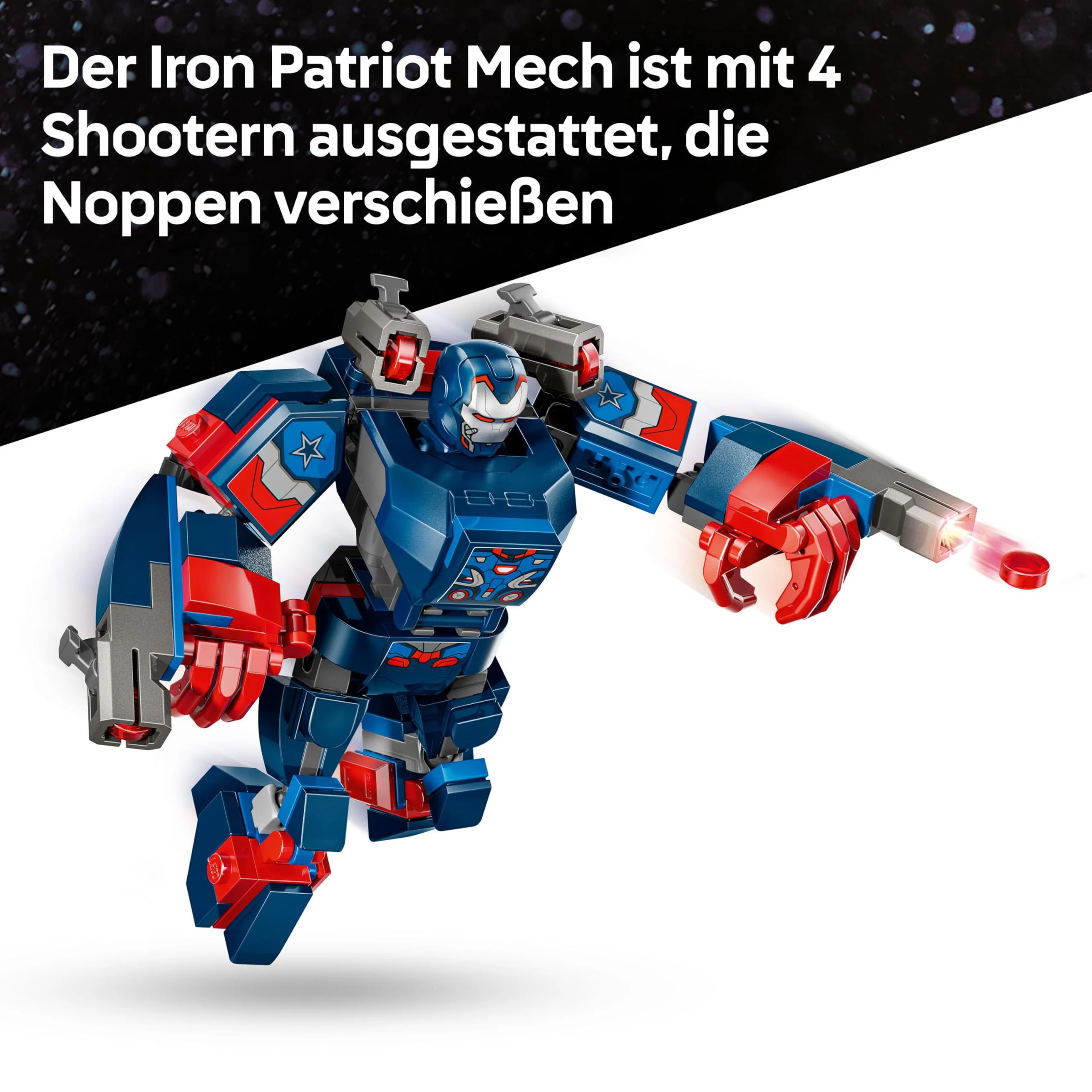 LEGO ǀ Marvel Avengers: Endgame Thor vs. Chitauri Bauset - Superhelden Action mit dem Iron Patriot Mech und 7 Minifiguren - Geschenk für Jungen und Mädchen ab 8 Jahren - 76322 - Image 7