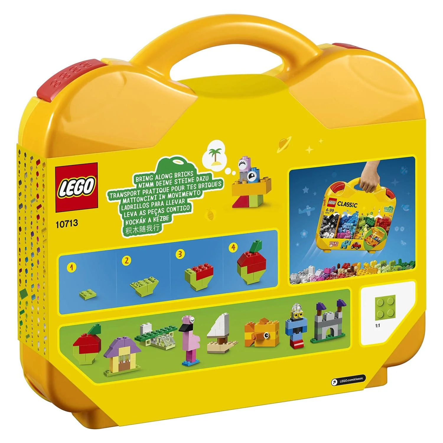 LEGO 10713 Classic Bausteine Starterkoffer – Farben Sortieren mit Aufbewahrungsbox, kreatives Geschenk, Kinderspielzeug für Mädchen und Jungen ab 4 Jahren - Image 4