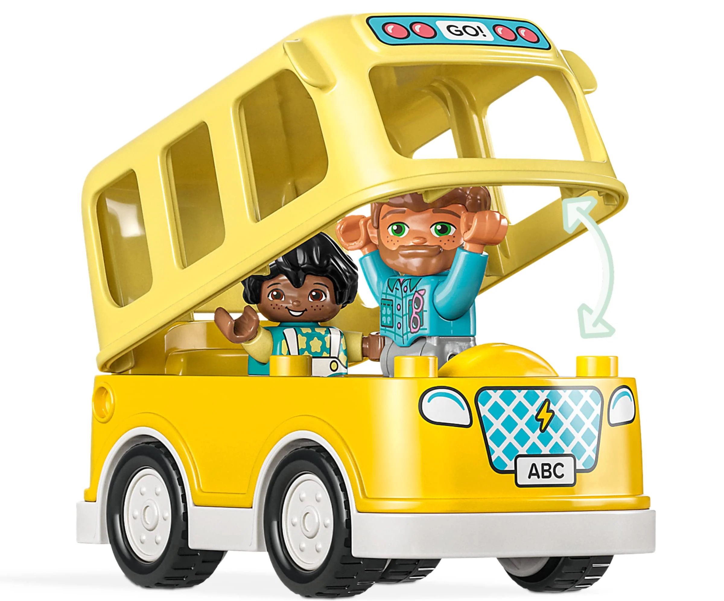 LEGO 10988 DUPLO Die Busfahrt Set, Bus-Spielzeug zum Aufbau sozialer Fähigkeiten, Motorikspielzeug mit Fahrzeug und Figuren, pädagogisches Geschenk für Kleinkinder, Jungen und Mädchen ab 2 Jahren - Image 6