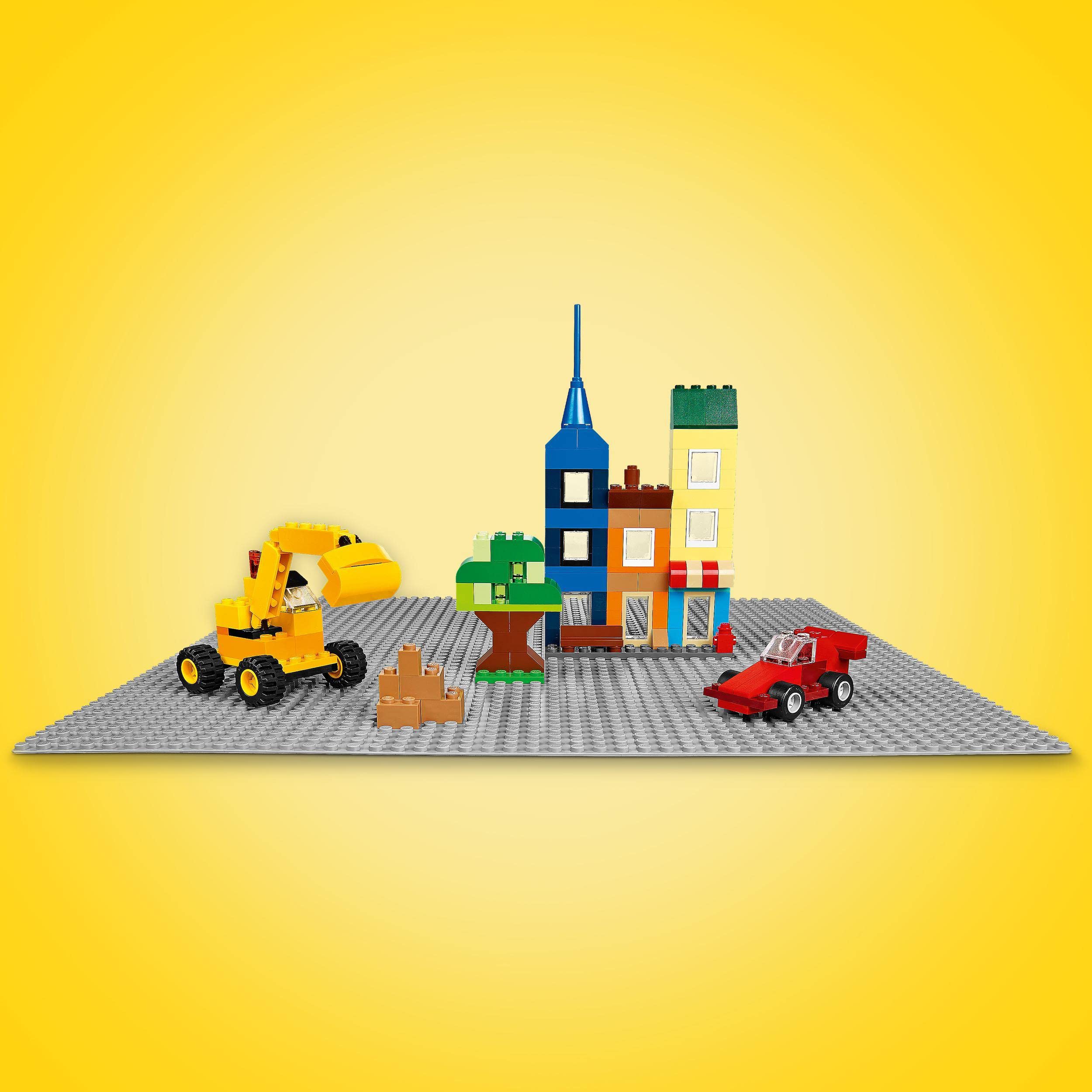 LEGO 11024 Classic Graue Bauplatte, quadratische Grundplatte mit 48x48 Noppen als Basis für Konstruktionen und für weitere Sets - Image 3