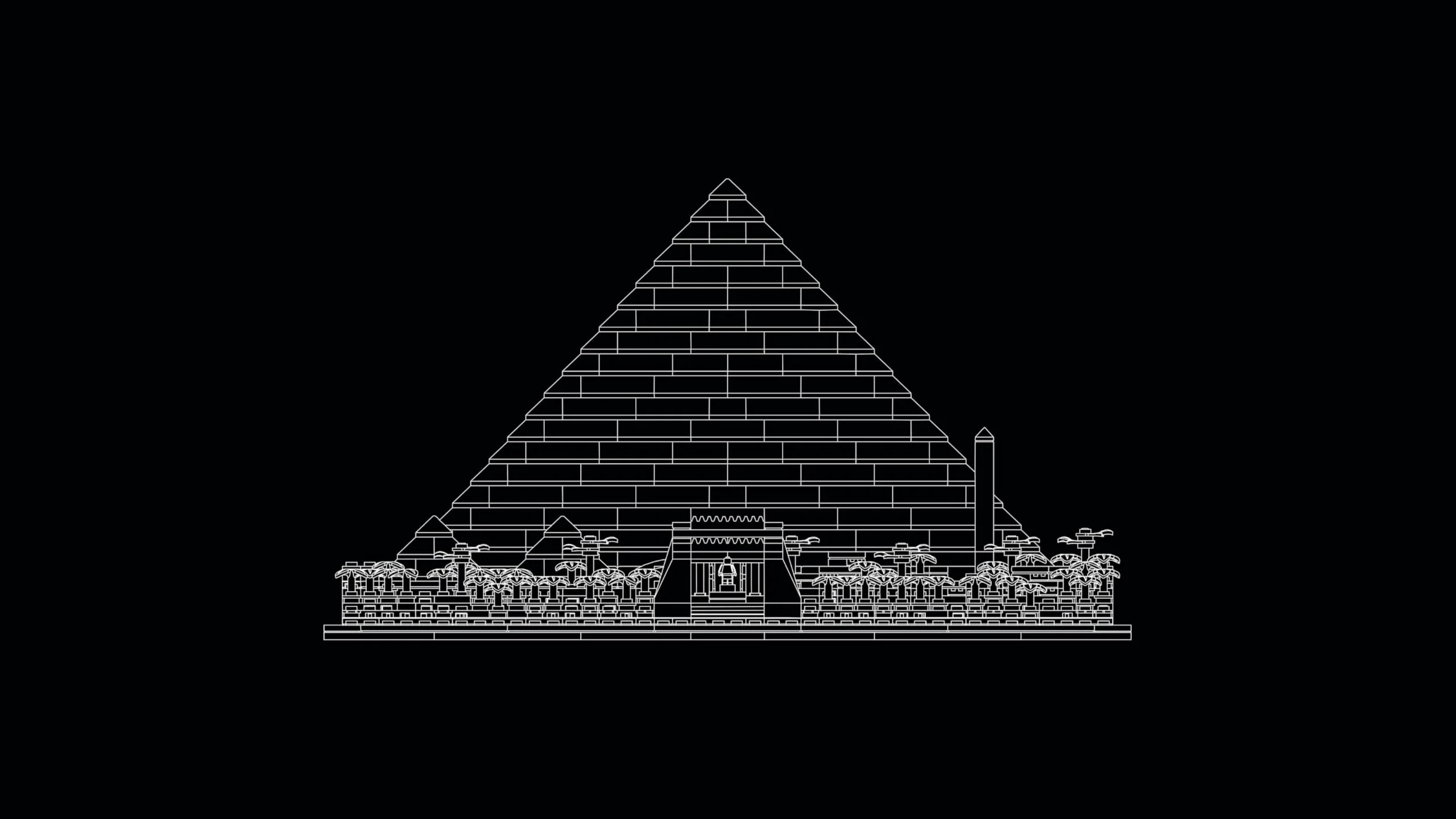 LEGO 21058 Architecture Cheops-Pyramide Bausatz zum Basteln als kreatives Hobby, Geschenkidee für Erwachsene, Männer, Frauen, Mutter, Vater, kreative Aktivität, Sammlung berühmter Sehenswürdigkeiten - Image 3