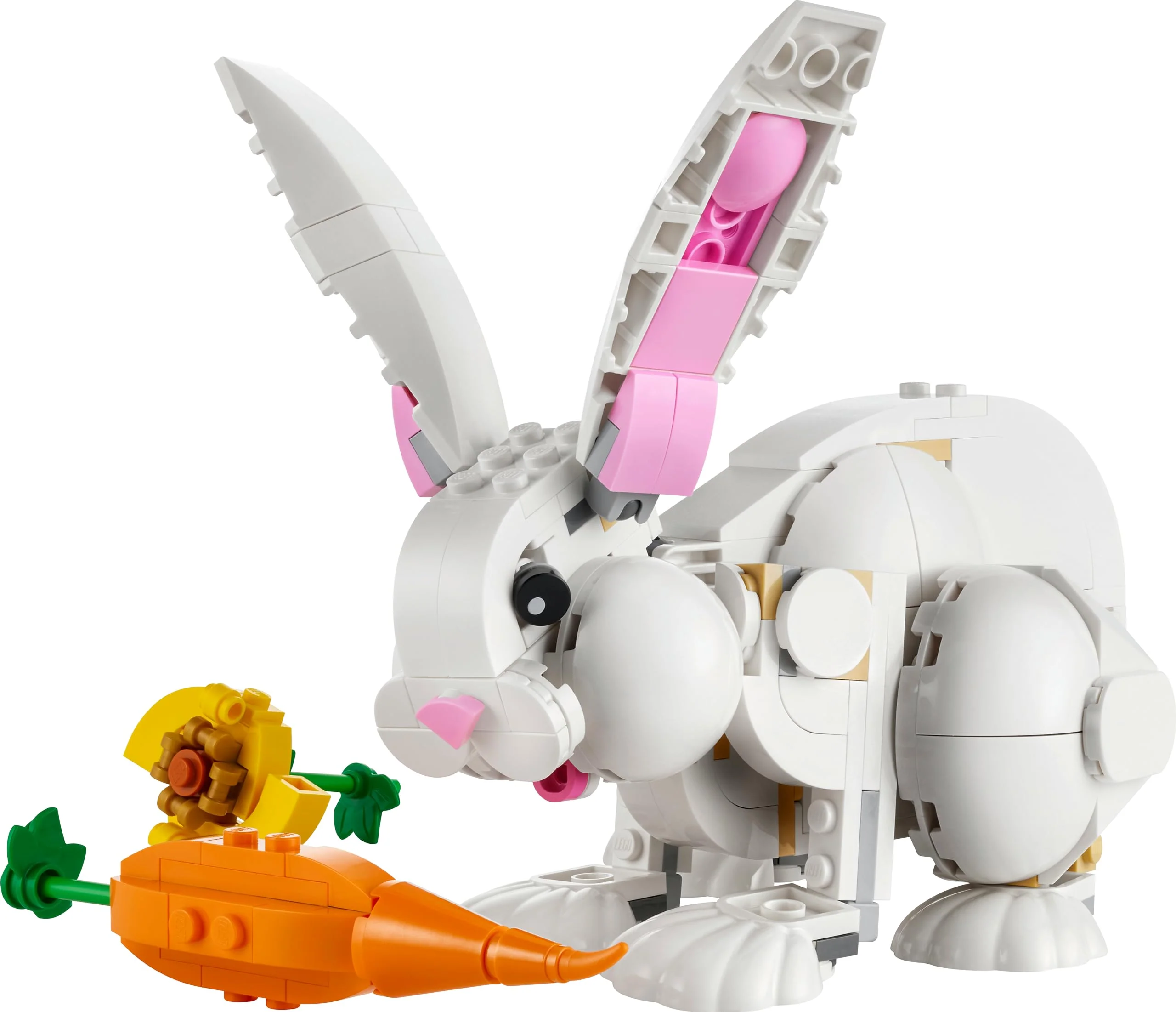 LEGO 31133 Creator 3in1 Weißer Hase Tierspielzeug Set mit Hasen-, Robben- und Papageienfiguren, Baustein-Konstruktionsspielzeug für Kinder ab 8 Jahren - Image 8
