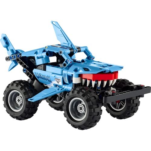 LEGO 42134 Technic Monster Jam Megalodon Modellbausatz, 2in1 Monster Truck im Hai-Design, Spielzeug-Auto mit Rückziehmotor, Geschenk für Kinder, Jungen und Mädchen ab 7 Jahren - Image 5