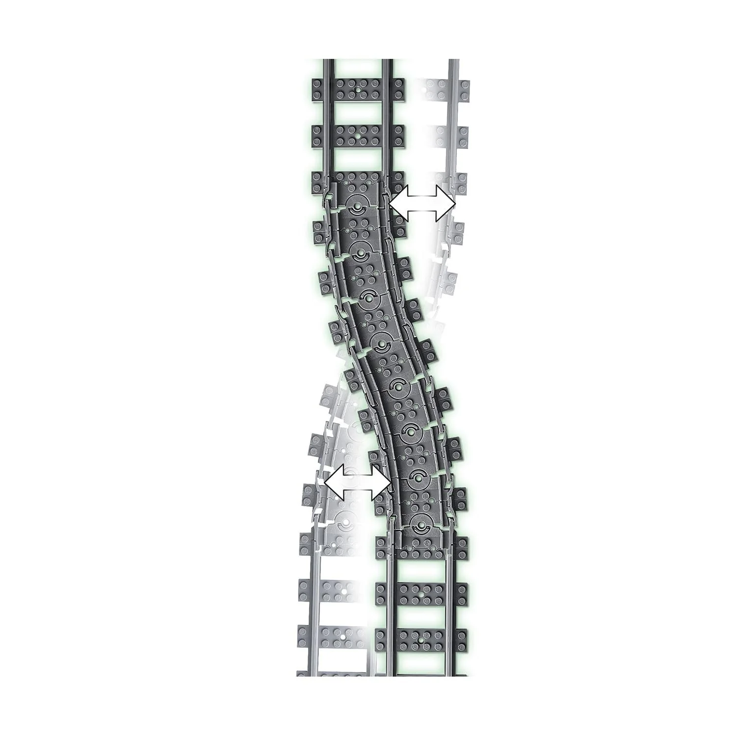 LEGO 60205 City Schienen, 20 Stück, Erweiterungsset für Kinder, Jungen und Mädchen, Spielzeug Set - Image 4