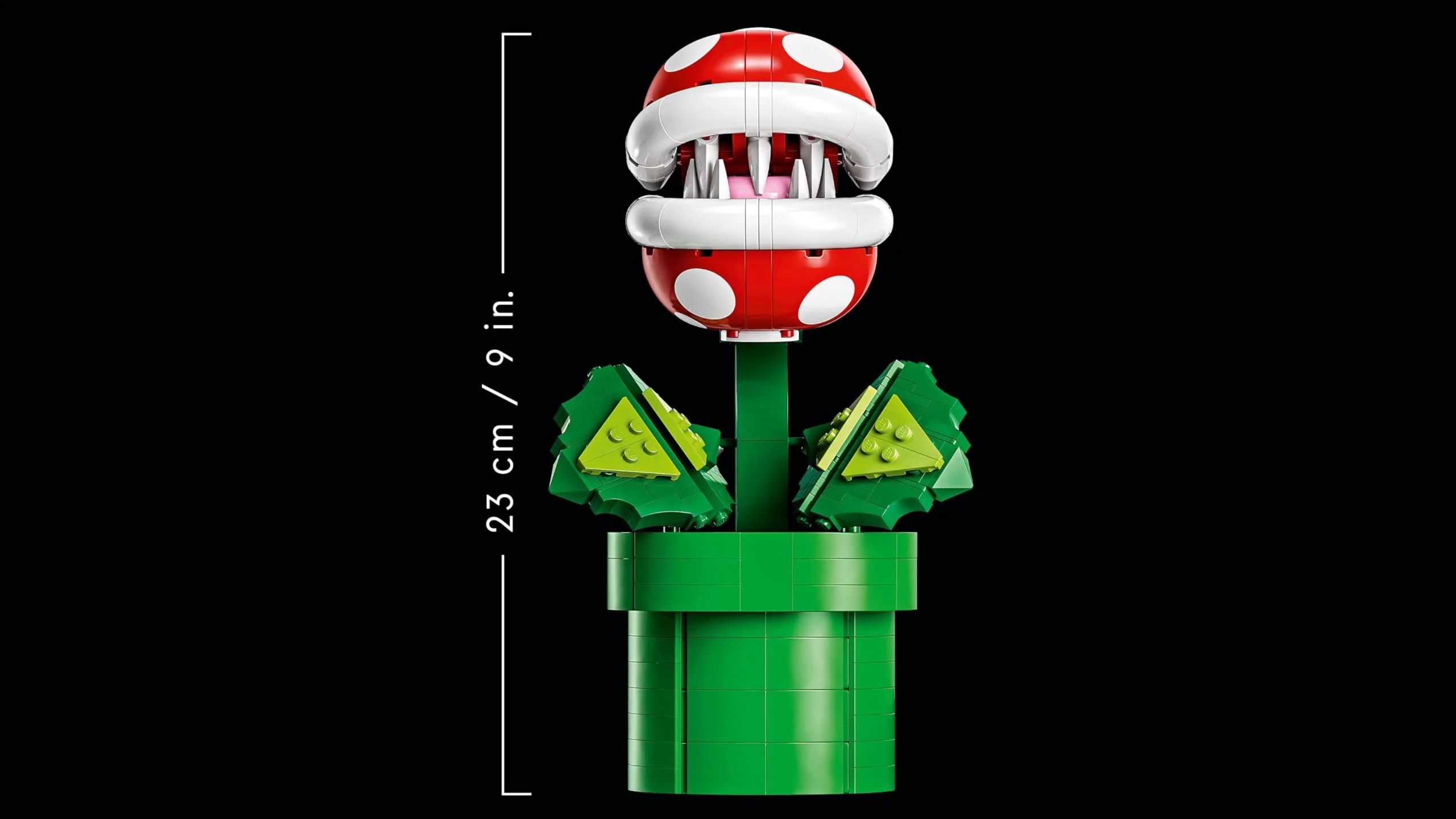 Lego 71426 Super Mario Piranha-Pflanze Set, bewegliche Figur mit Pfeife und 2 Münzelementen, Modellbausatz für Erwachsene zum Bauen, Schlafzimmer-Deko, Geschenk für Männer, Frauen und Jugendliche - Image 5