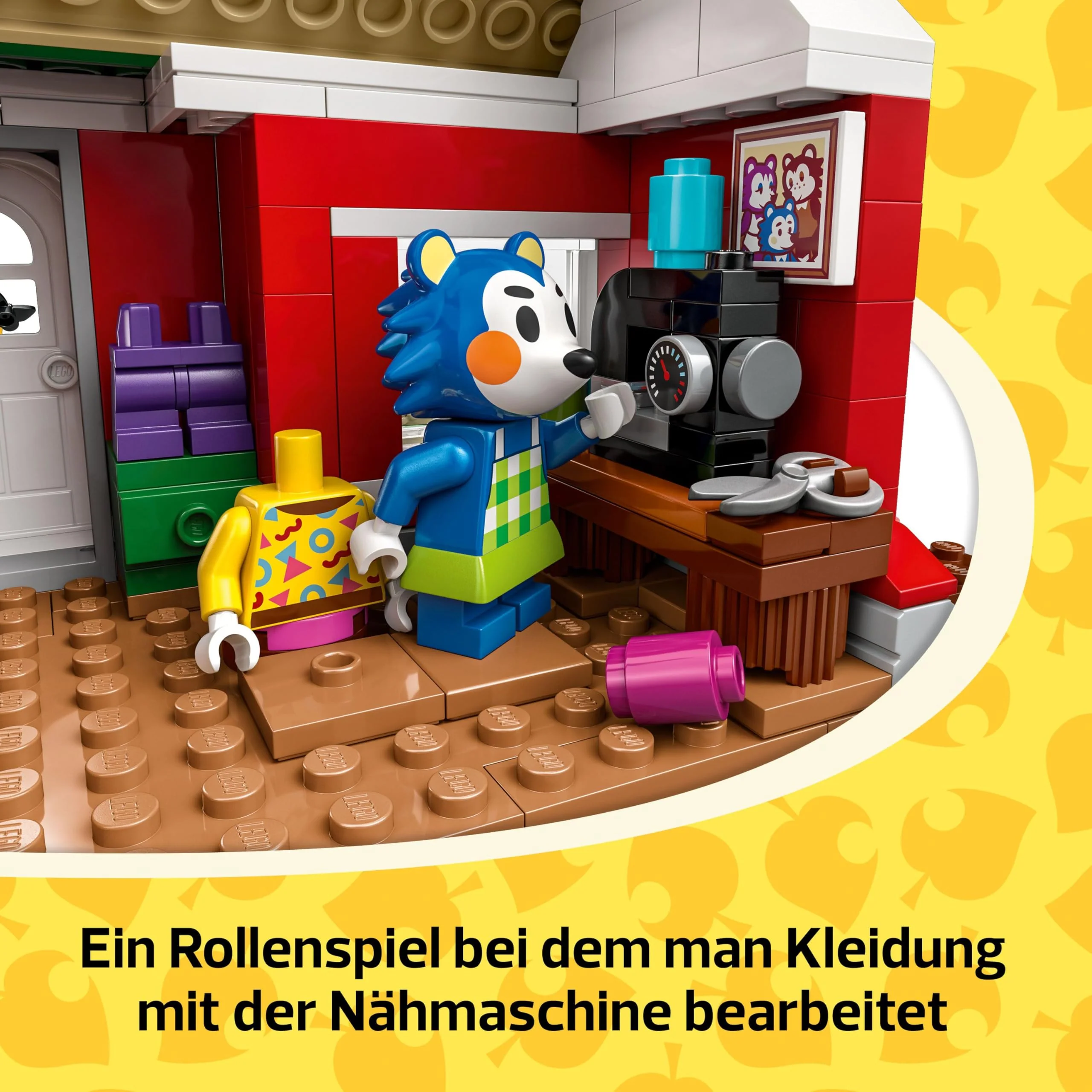 LEGO Animal Crossing Die Schneiderei der Schneiderschwestern, Bauset für kreative Rollenspiele, Geschenk für Mädchen, Jungen und Fans des Videospiels ab 6 Jahren, Abenteuer Spielset 77055 - Image 6
