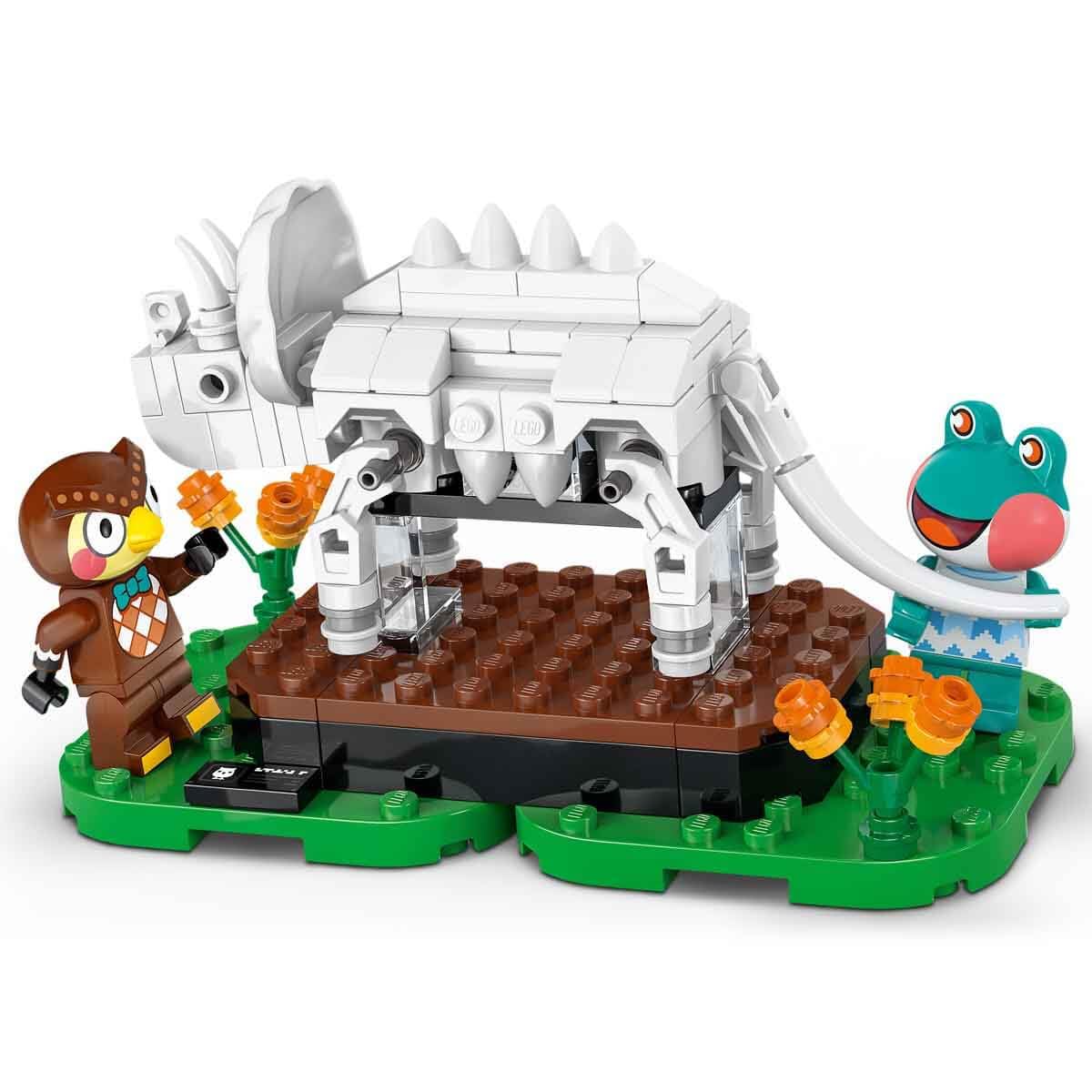 LEGO Animal Crossing Eugens Museumssammlung (77056); Bauset zum Sammeln für Kinder mit Minifiguren und Triceratops-Fossil; Nintendo Charakter für Mädchen und Jungen ab 7 Jahren - Image 9