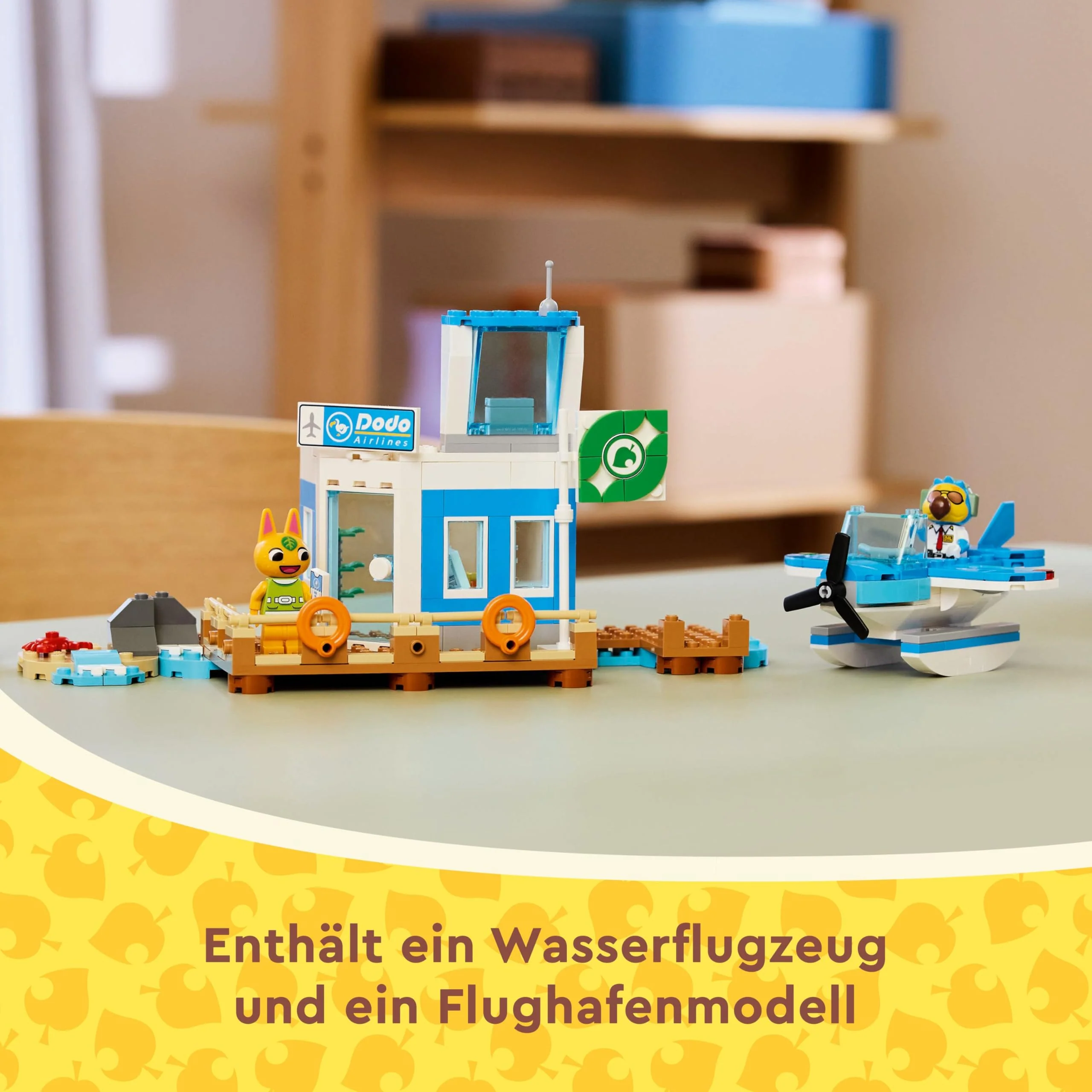 LEGO Animal Crossing Flieg mit Dodo Airlines, Videospiel-Spielset, Flughafen-Spielzeug, Wasserflugzeug und Pilot-Minifigur, Geschenk für Mädchen und Jungen ab 7 Jahren 77051 - Image 9