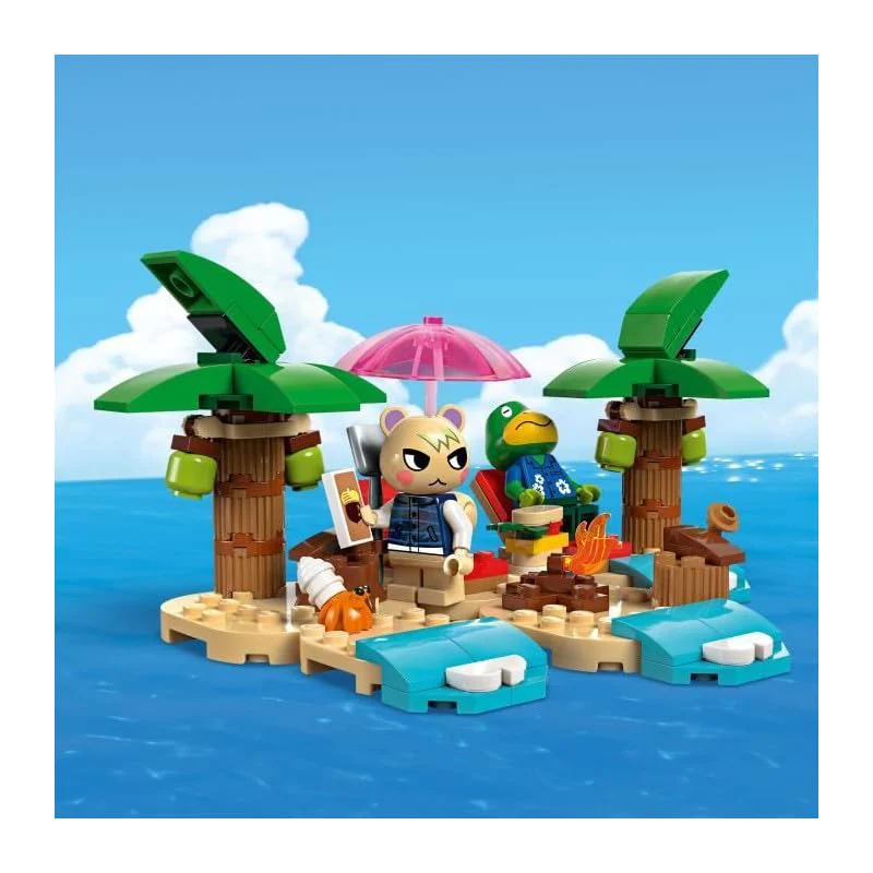 LEGO Animal Crossing Käptens Insel-Bootstour, kreatives Spielzeug für Kinder mit 2 Minifiguren aus der Videospielreihe, darunter Huschke, Geschenk für Mädchen und Jungen ab 6 Jahren 77048 - Image 10