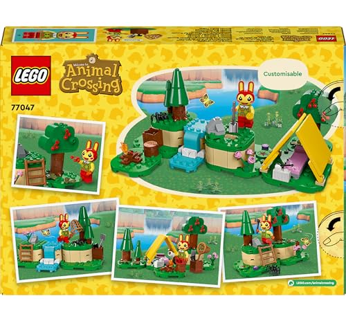 LEGO Animal Crossing Mimmis Outdoor-Spaß, kreatives Spielzeug für Kinder, Tiere-Set mit Hasen-Figur aus dem Videospiel, Geschenk für Mädchen und Jungen ab 6 Jahren 77047 - Image 2