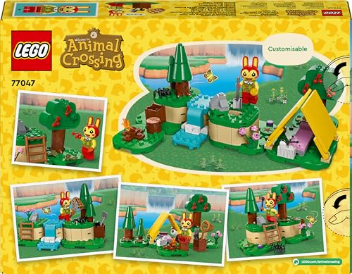 LEGO Animal Crossing Mimmis Outdoor-Spaß, kreatives Spielzeug für Kinder, Tiere-Set mit Hasen-Figur aus dem Videospiel, Geschenk für Mädchen und Jungen ab 6 Jahren 77047 - Image 3