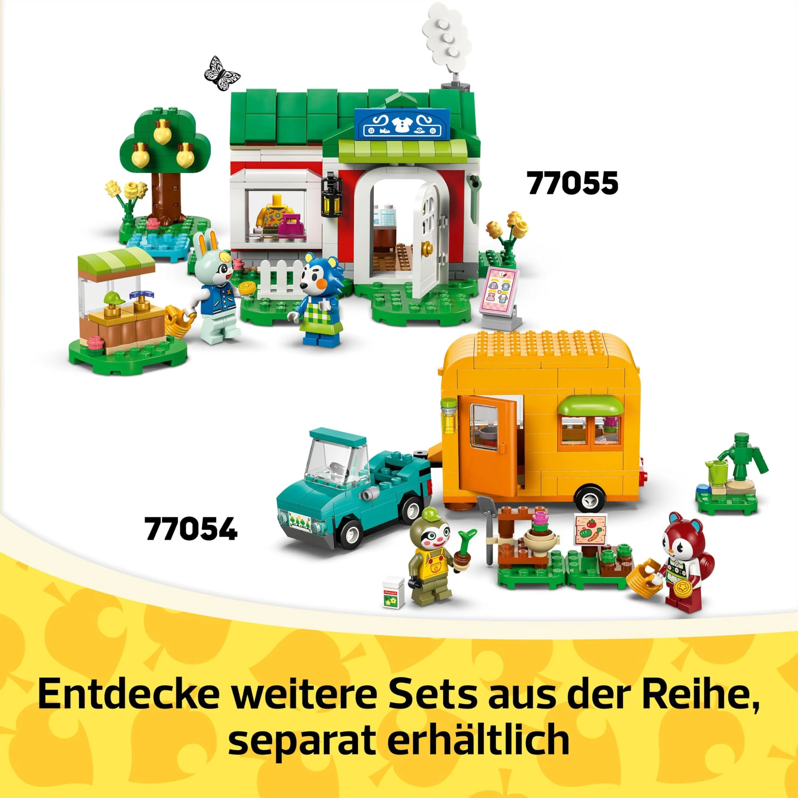 LEGO Animal Crossing Sternbeobachtung mit Eufemia, Bauset für Kinder, Videospiel Set für fantasievolle Rollenspiele, Spielzeug für Mädchen und Jungen ab 6 Jahren, Tierspielzeug mit Figuren 77053 - Image 4
