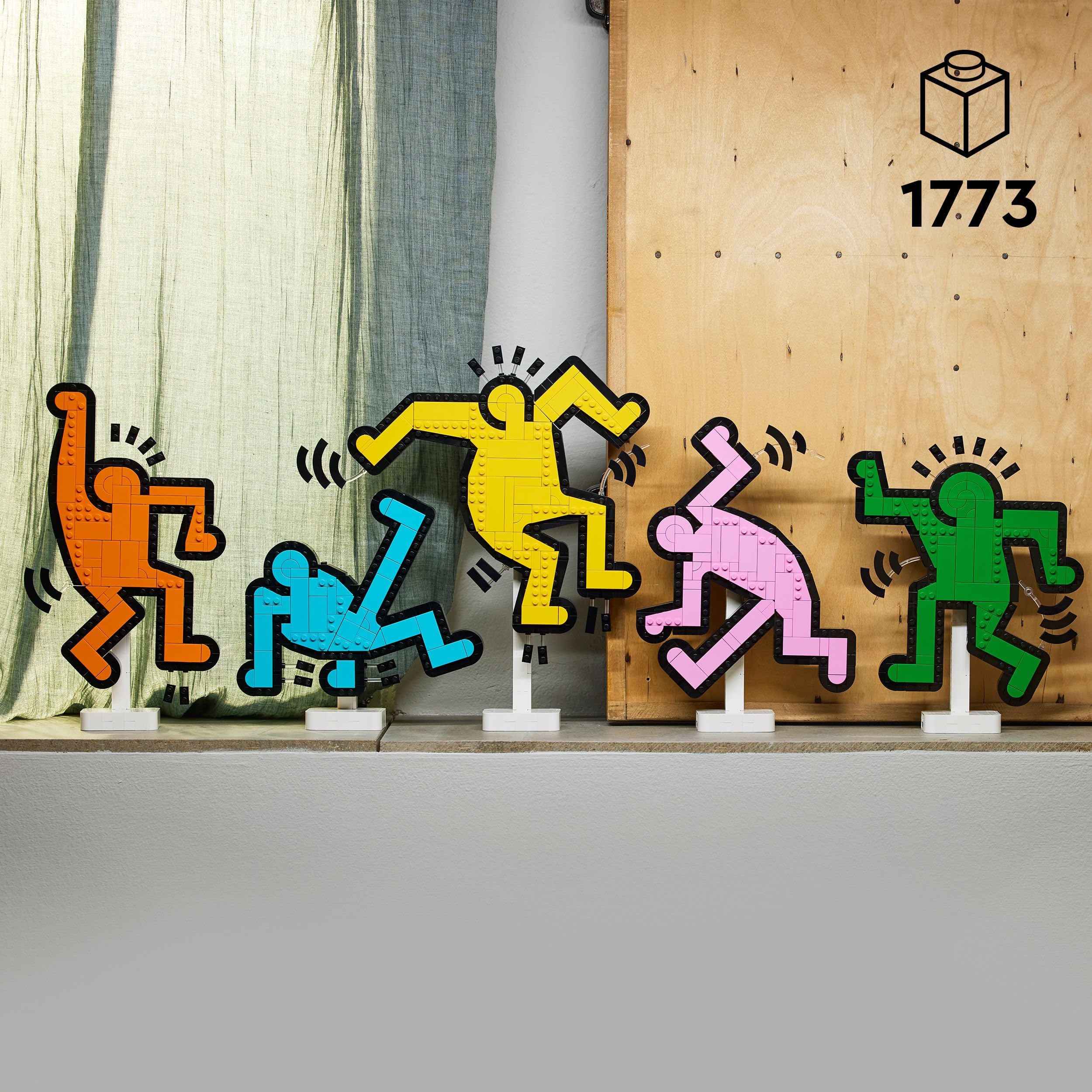LEGO Art Keith Haring – Tanzende Figuren – Bauset für Erwachsene – Wandkunst oder DIY-Dekoration für Zuhause in leuchtenden Farben – Originelles Geschenk für Männer und Frauen 31216 - Image 8