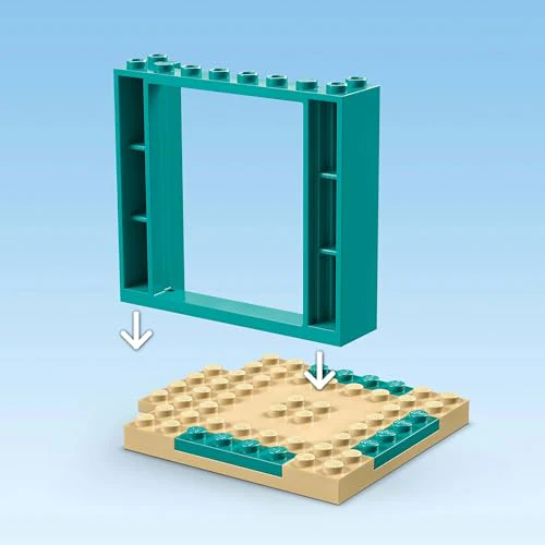 LEGO Bluey Playground Fun with Bluey and Chloe - Toy for 4+ Year Old Girls & Boys - incl. 2 Minifigures, a Functional Pink See-Saw, Slide, Climbing Frame & 3 Plants - Gift for TV Show Fans - 11201 - Image 8