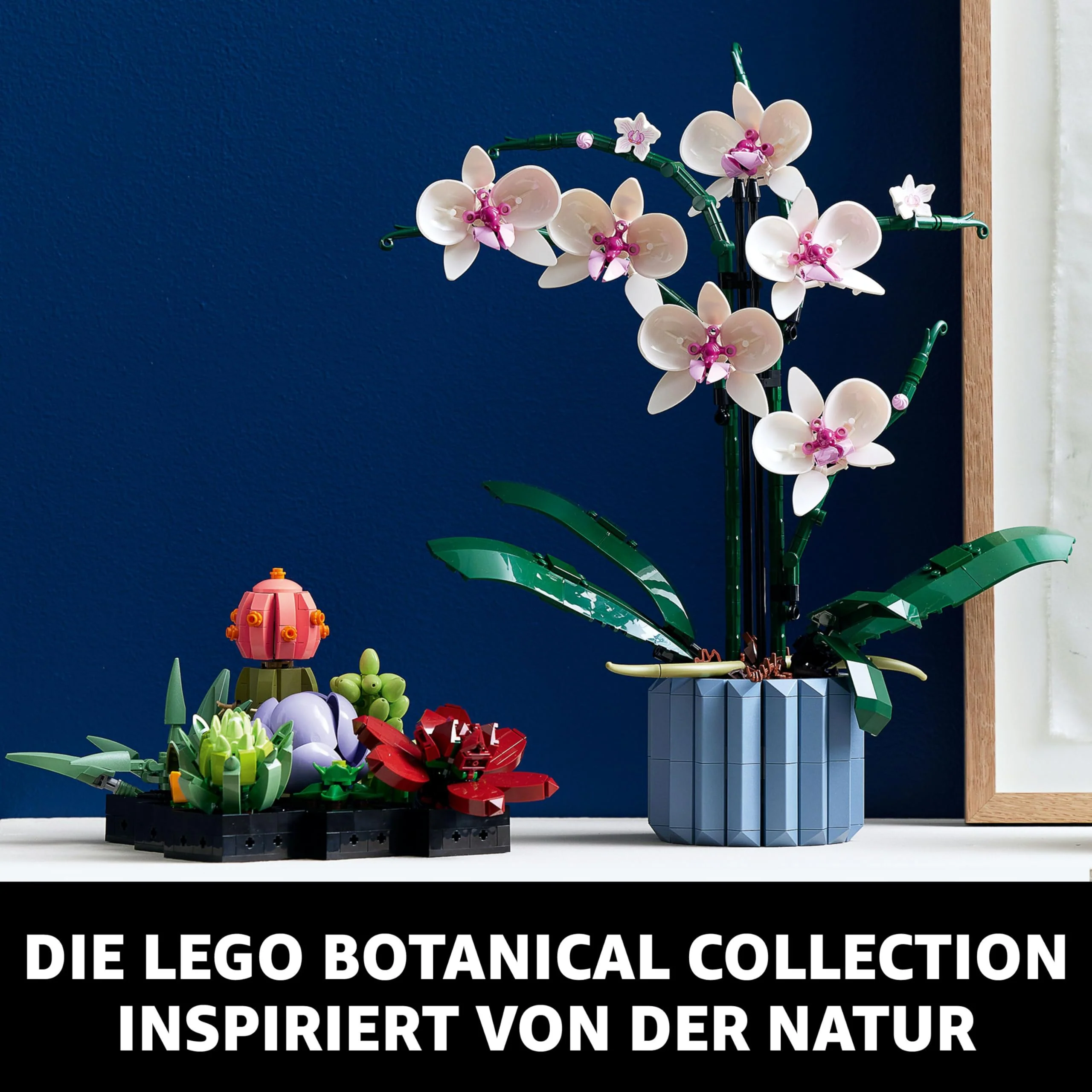 LEGO Botanicals Orchidee - Künstliche Pflanzen Set mit weißen und rosa Blumen - Modellbausatz für Erwachsene - Home und Zimmer-Deko - Botanik Kollektion - Geschenke für Frauen und Männer 10311 - Image 7