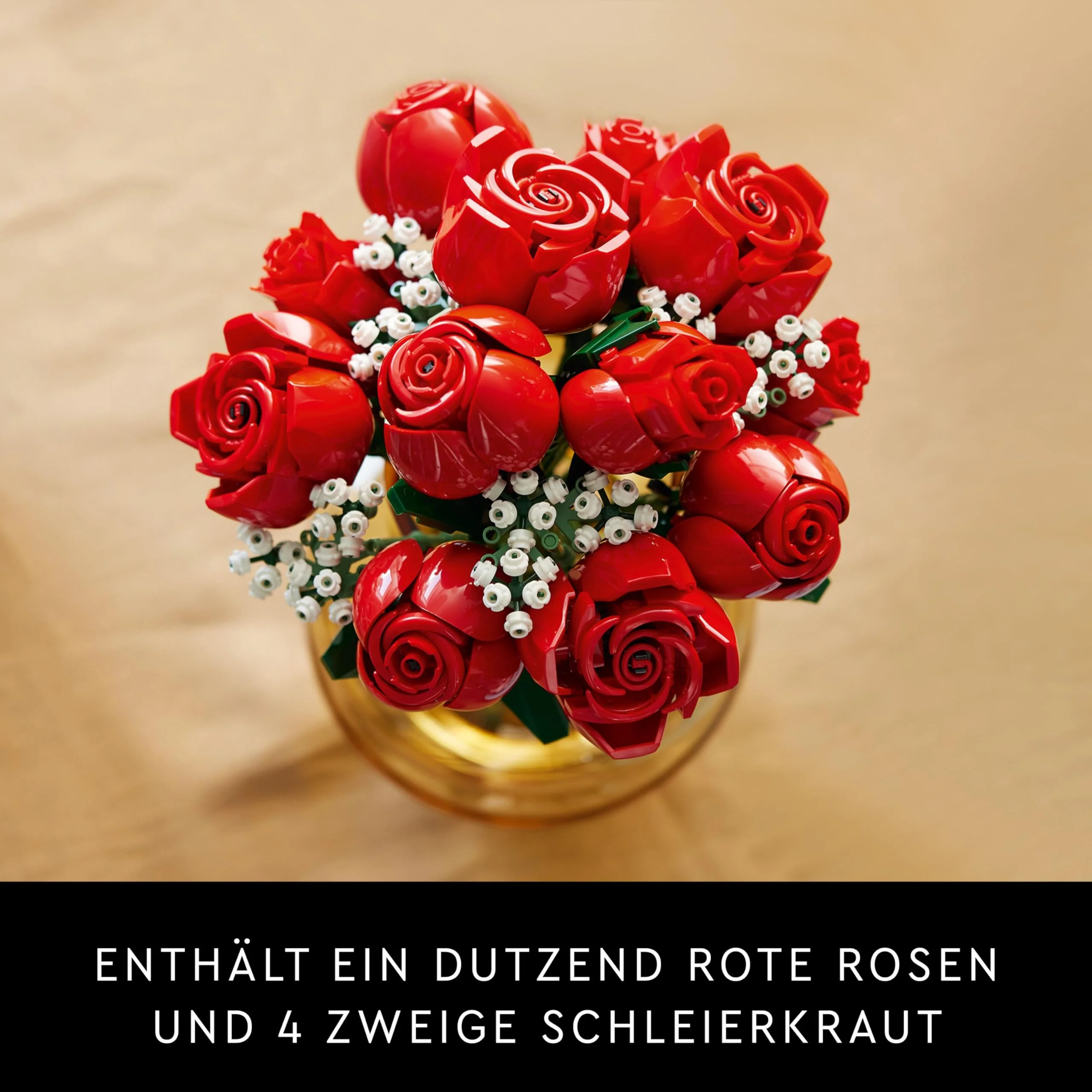 LEGO Botanicals Rosenstrauß - Blumen zum Bauen und Ausstellen - DIY Deko mit Pflanzen - Modellbau mit Kunstblumen - Bauset für Erwachsene - Geschenk zu Weihnachten für Frauen & Männer - 10328 - Image 10