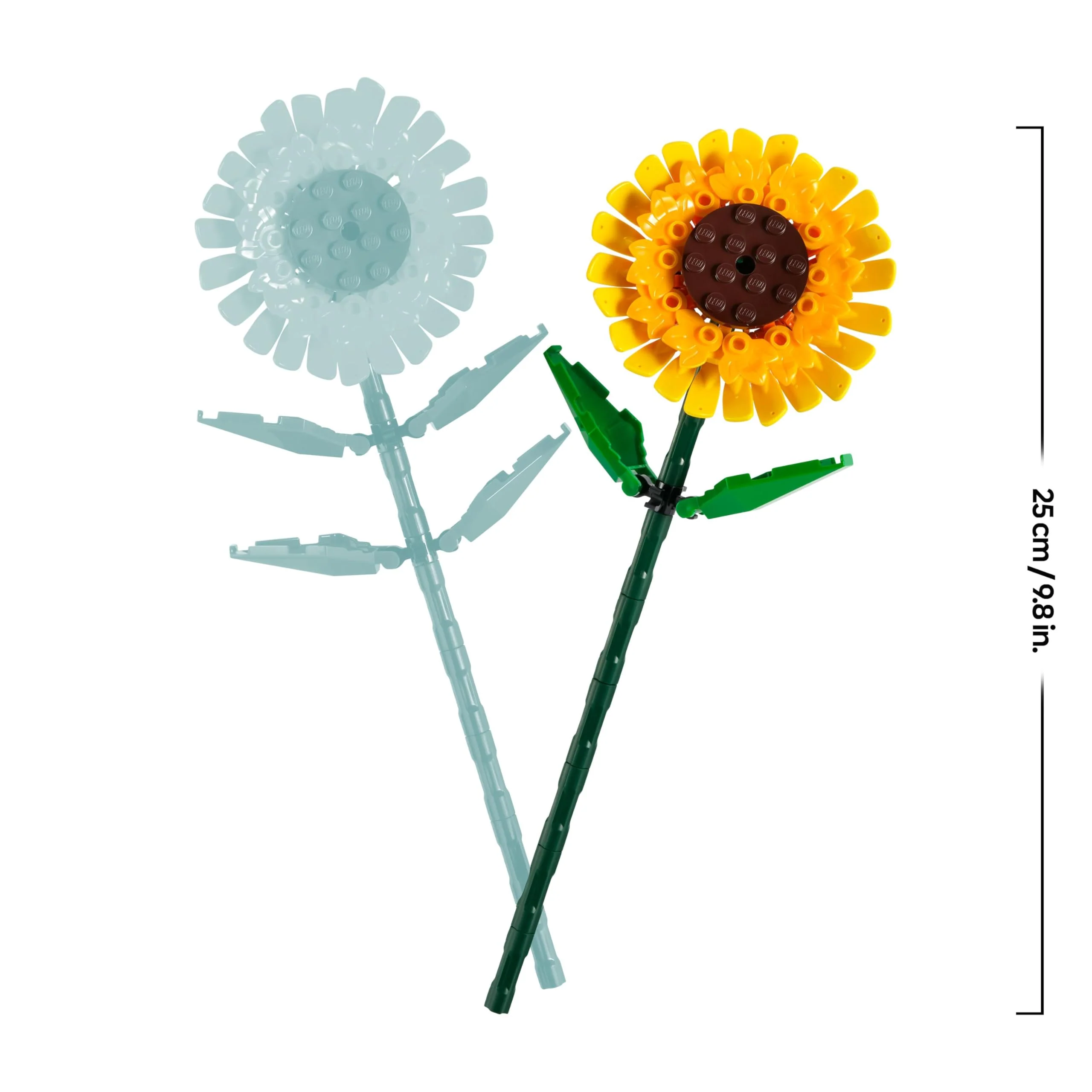 LEGO Botanicals Sonnenblumen - Set mit Kunstblumen für Kinder ab 8 Jahren - Kinderzimmer-Deko oder Blumenstrauß - Geschenk für Jugendliche, Mädchen und Jungen - Botanik Kollektion 40524 - Image 5