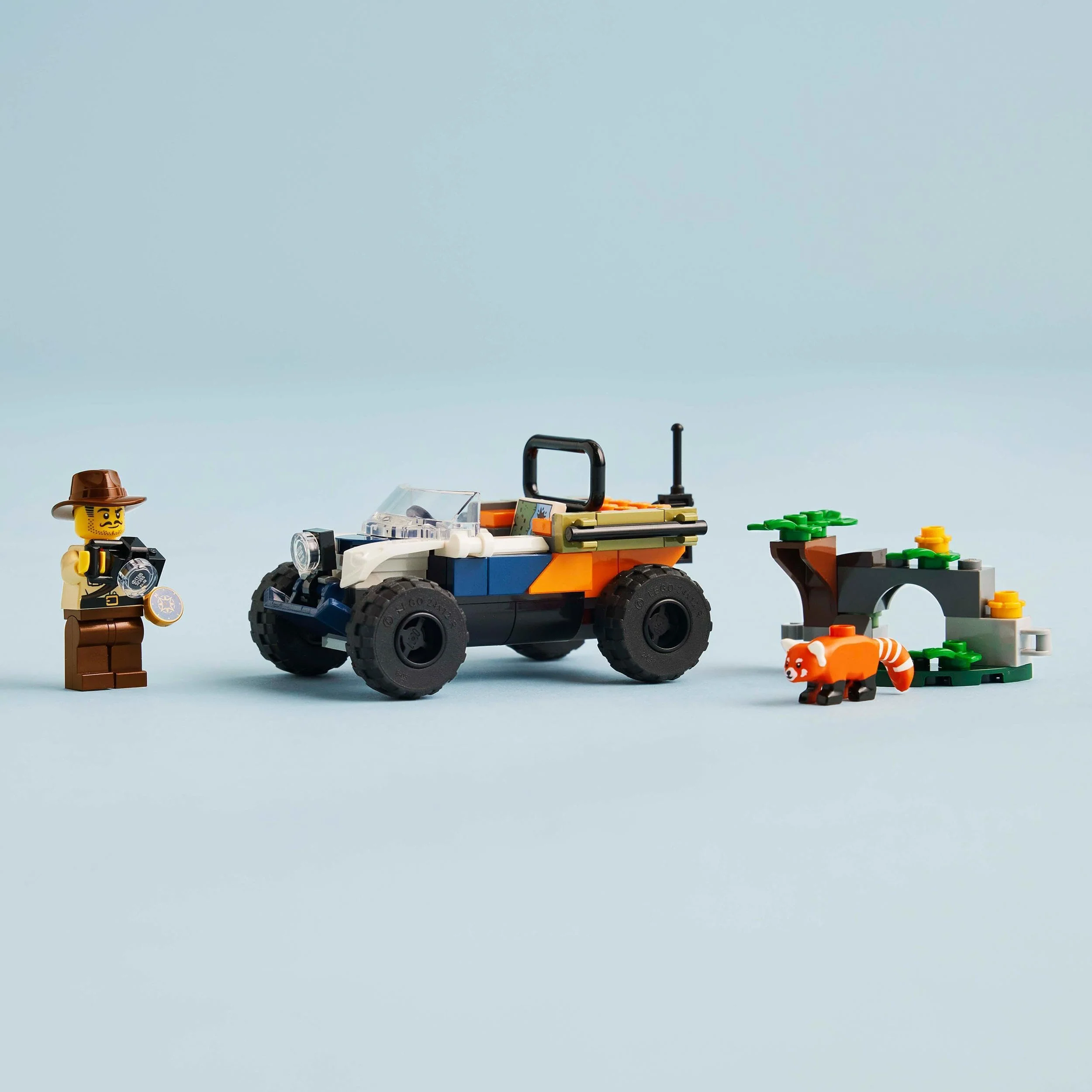 LEGO City Dschungelforscher-Quad, Dschungel-Spielzeug für Jungen und Mädchen ab 6 Jahren, Geschenkideen für Kinder, Quad mit Abenteurer-Minifigur und Tierfigur 60424 - Image 4