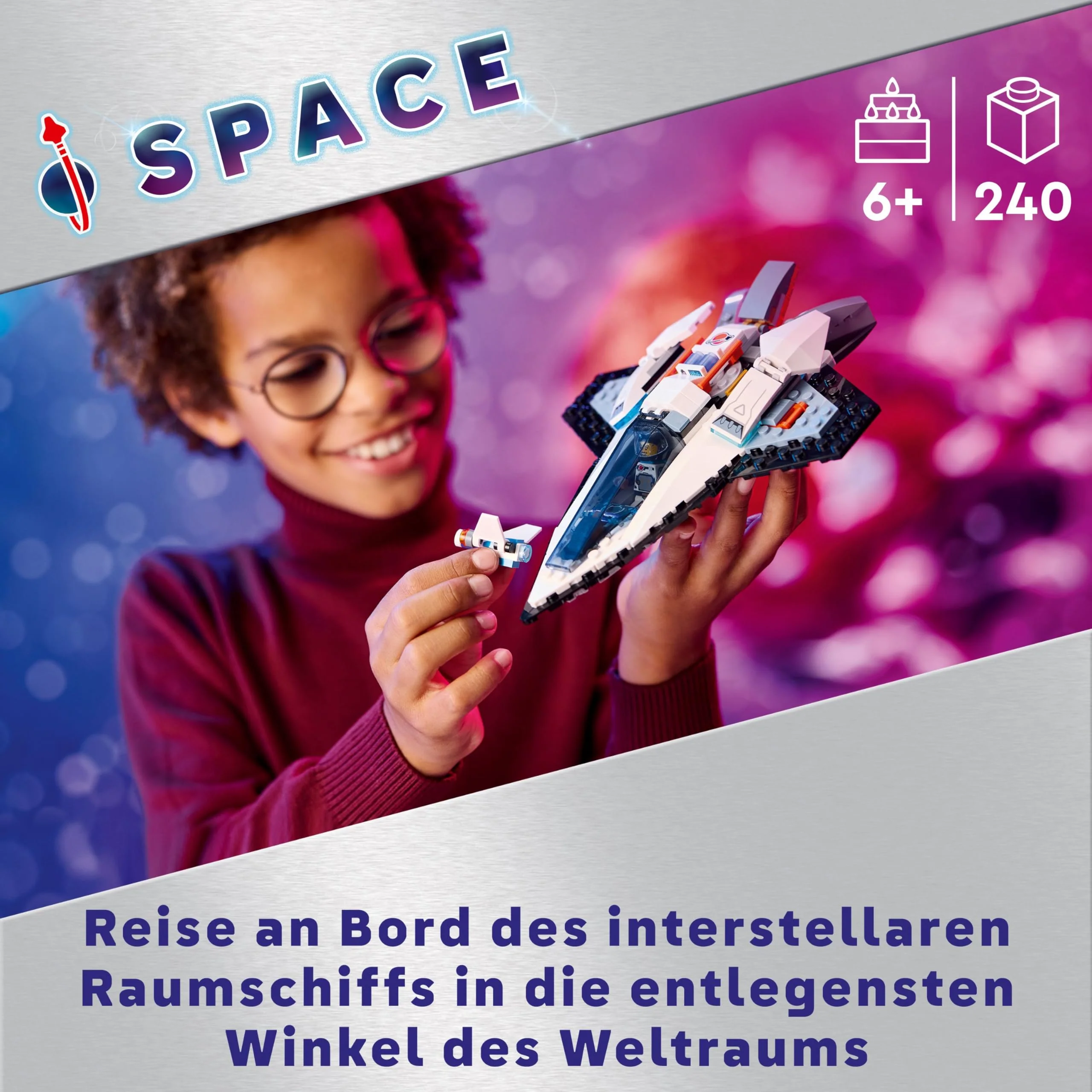 LEGO City Raumschiff, Weltraum-Spielzeug mit Space Shuttle für Kinder zum Bauen, Jungen und Mädchen ab 6 Jahren, Set mit Astronaut-Figur 60430 - Image 11