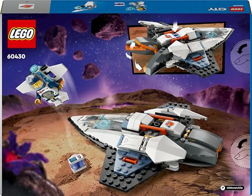 LEGO City Raumschiff, Weltraum-Spielzeug mit Space Shuttle für Kinder zum Bauen, Jungen und Mädchen ab 6 Jahren, Set mit Astronaut-Figur 60430 - Image 2