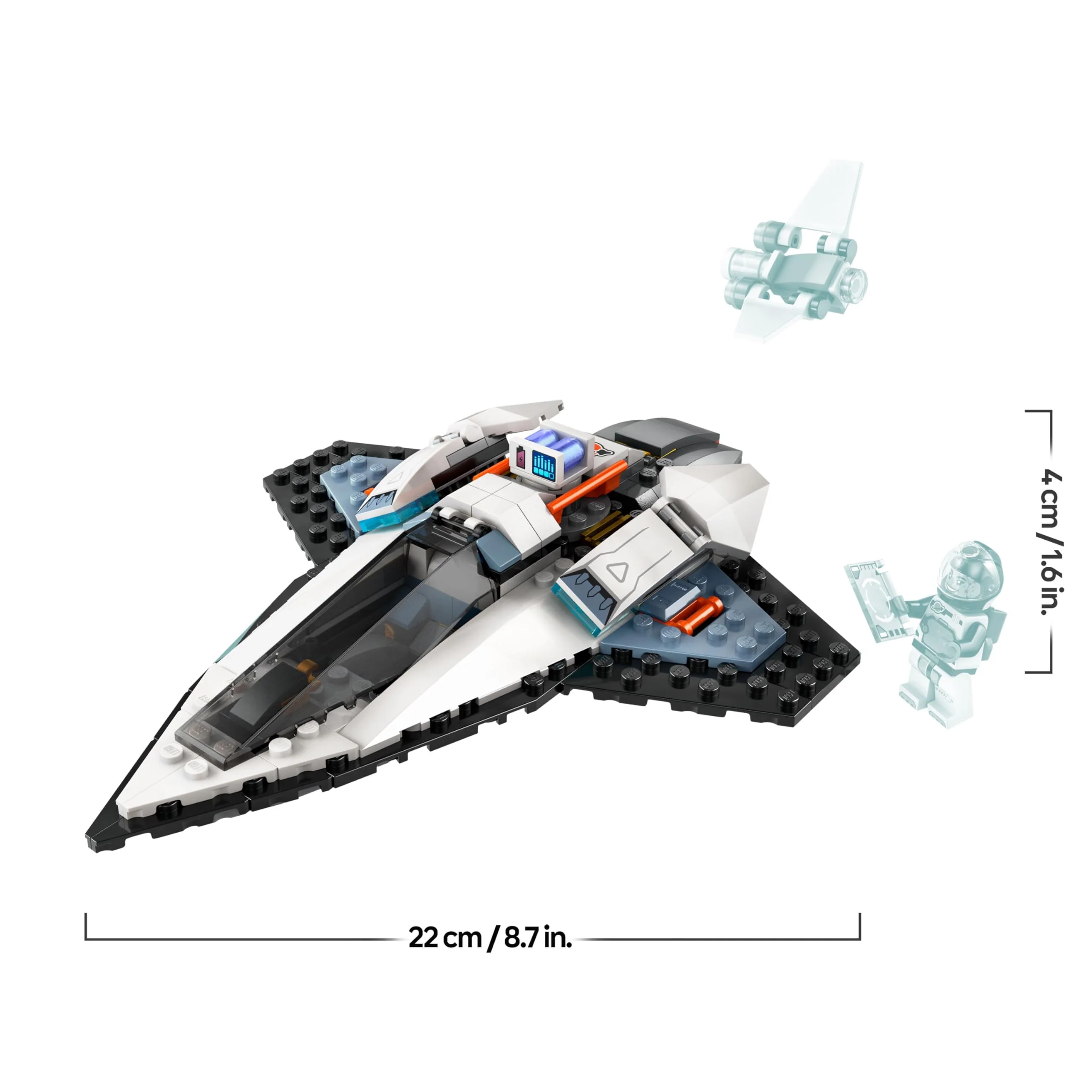 LEGO City Raumschiff, Weltraum-Spielzeug mit Space Shuttle für Kinder zum Bauen, Jungen und Mädchen ab 6 Jahren, Set mit Astronaut-Figur 60430 - Image 5