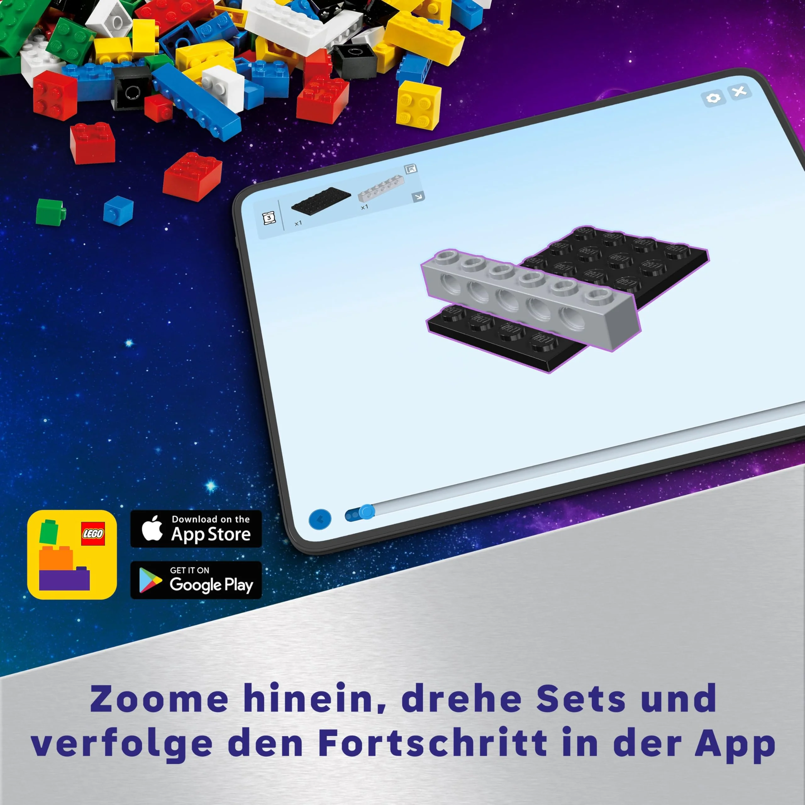 LEGO City Raumschiff, Weltraum-Spielzeug mit Space Shuttle für Kinder zum Bauen, Jungen und Mädchen ab 6 Jahren, Set mit Astronaut-Figur 60430 - Image 7