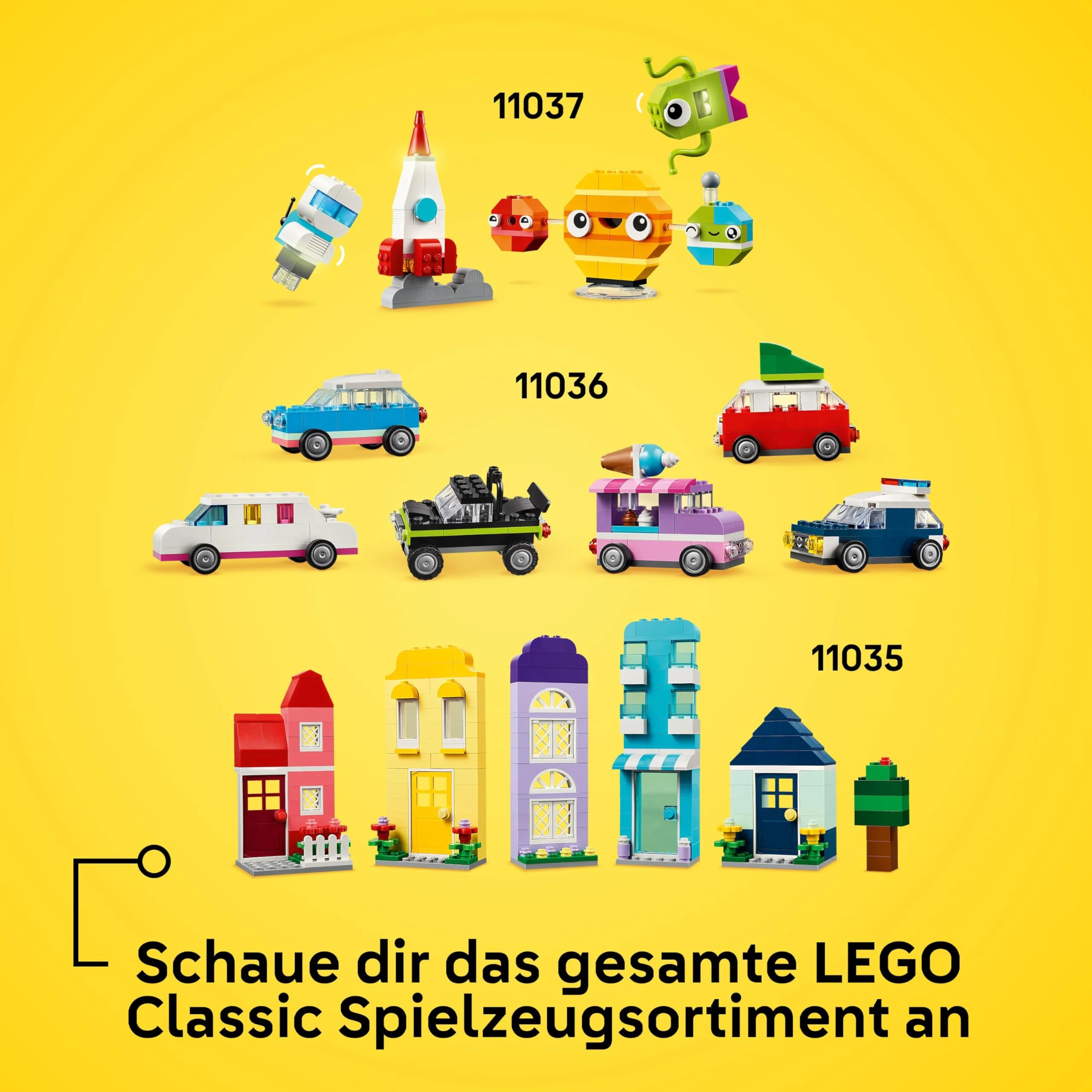 LEGO Classic Kreative Tiere - Spielzeugtiere zum Bauen und Spielen - Lernspielzeug mit Hund, Katze, Hase, Hamster & Vogel - Spielset als Kinder Geschenk für Mädchen und Jungen ab 5 Jahren - 11034 - Image 7