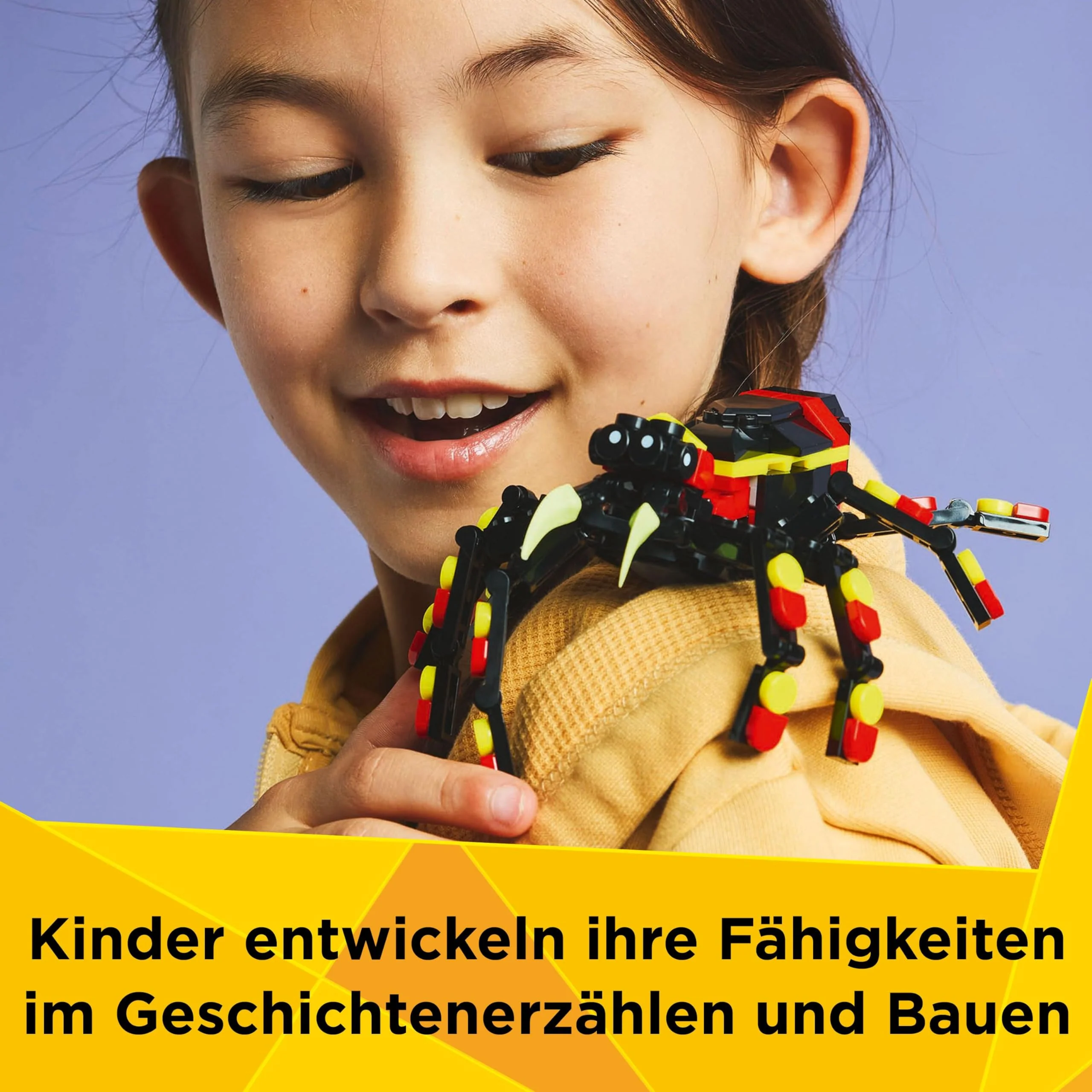 LEGO Creator 3in1 Wilde Tiere: Überraschungsspinne - Spielzeug zum Umbauen in eine Skorpion Figur oder Schlange - Bauset mit 3 Modellen - Geschenk für Jungen und Mädchen ab 7 Jahren 31159 - Image 8