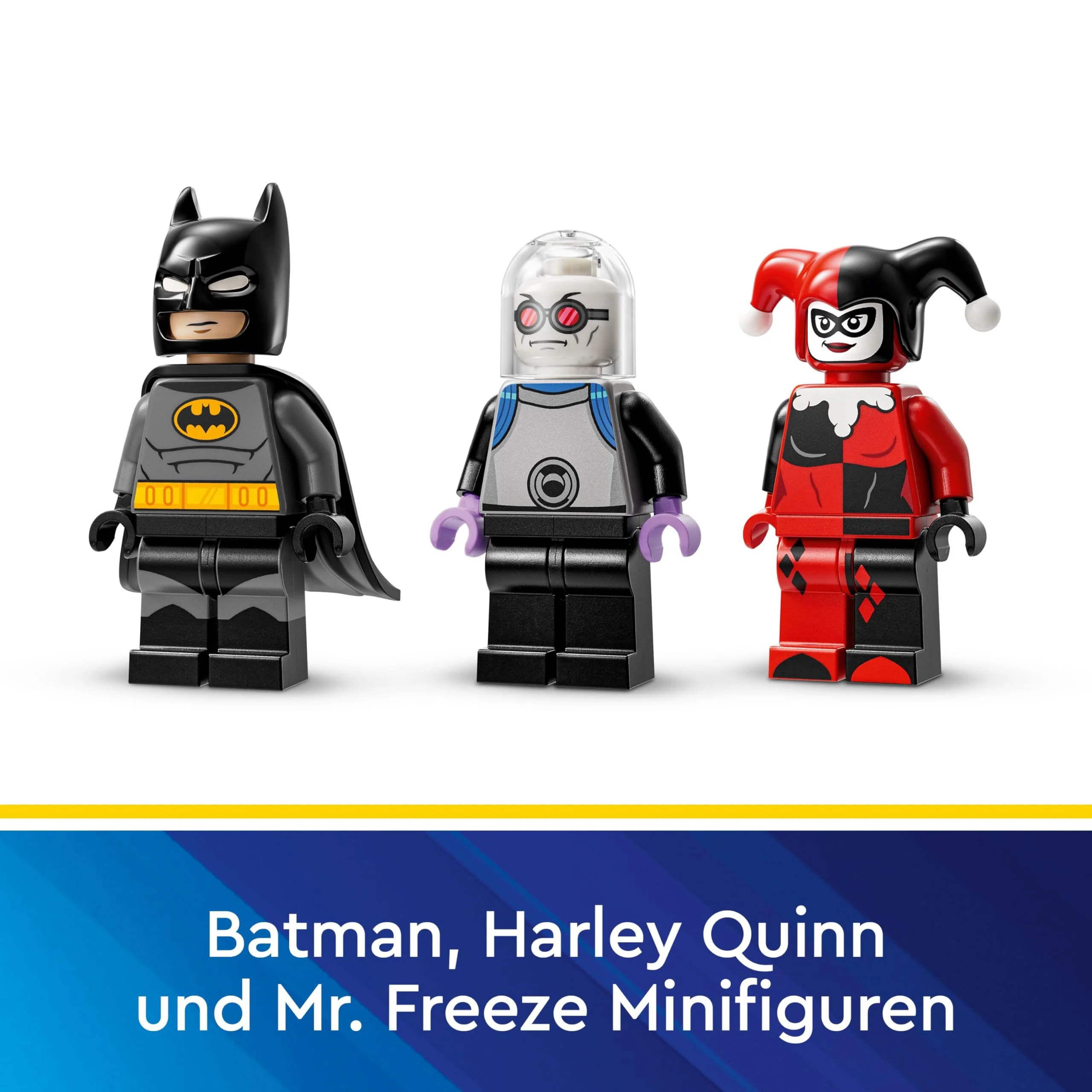 LEGO DC Batman: Batman im Batmobil vs. Harley Quinn und Mr. Freeze, Spielzeug-Auto aus der Zeichentrickserie für Kinder, Geschenk für Jungen und Mädchen ab 8 Jahren 76274 - Image 5