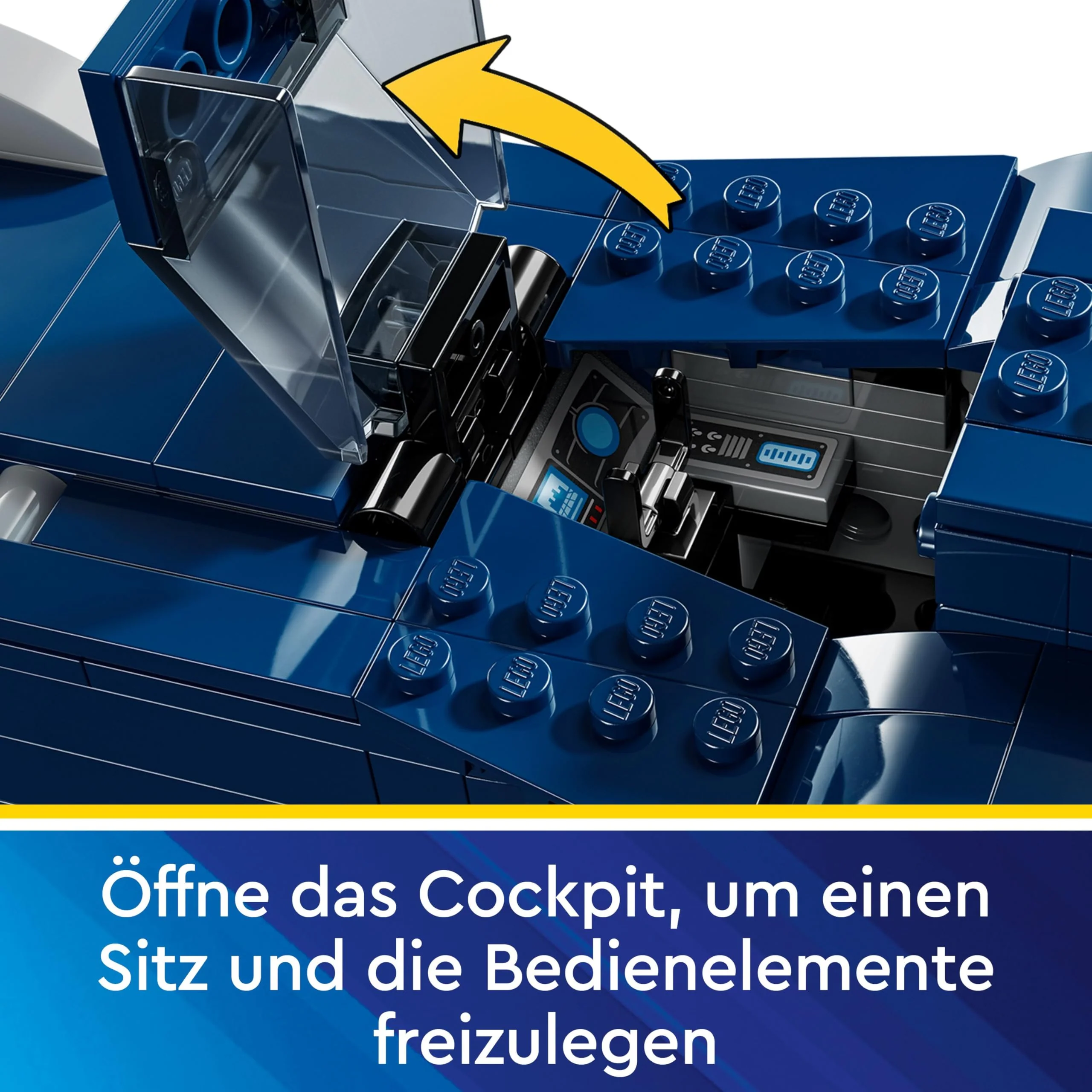 LEGO DC Batman: Batman im Batmobil vs. Harley Quinn und Mr. Freeze, Spielzeug-Auto aus der Zeichentrickserie für Kinder, Geschenk für Jungen und Mädchen ab 8 Jahren 76274 - Image 7