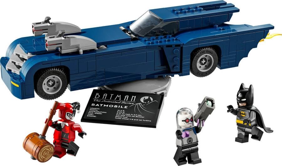 LEGO DC Batman: Batman im Batmobil vs. Harley Quinn und Mr. Freeze, Spielzeug-Auto aus der Zeichentrickserie für Kinder, Geschenk für Jungen und Mädchen ab 8 Jahren 76274 - Image 8