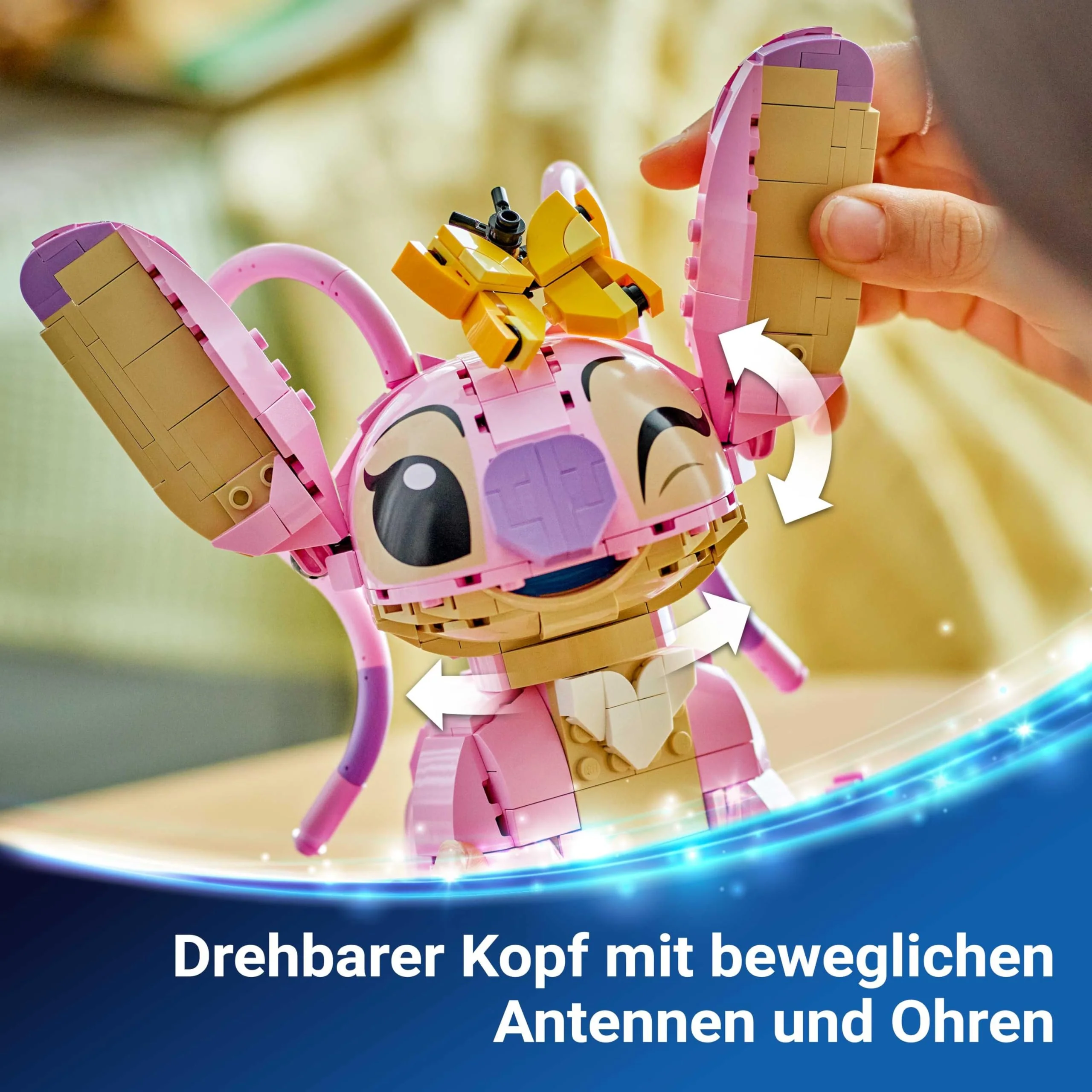 LEGO | Disney Angel - Lilo & Stitch Spielzeug - Spielset zum Bauen mit 3 Herzballons & 1 Schmetterling – Kreative Deko - Geschenk für Mädchen, Jungen ab 9 Jahre und Erwachsene Fans – 43257 - Image 7