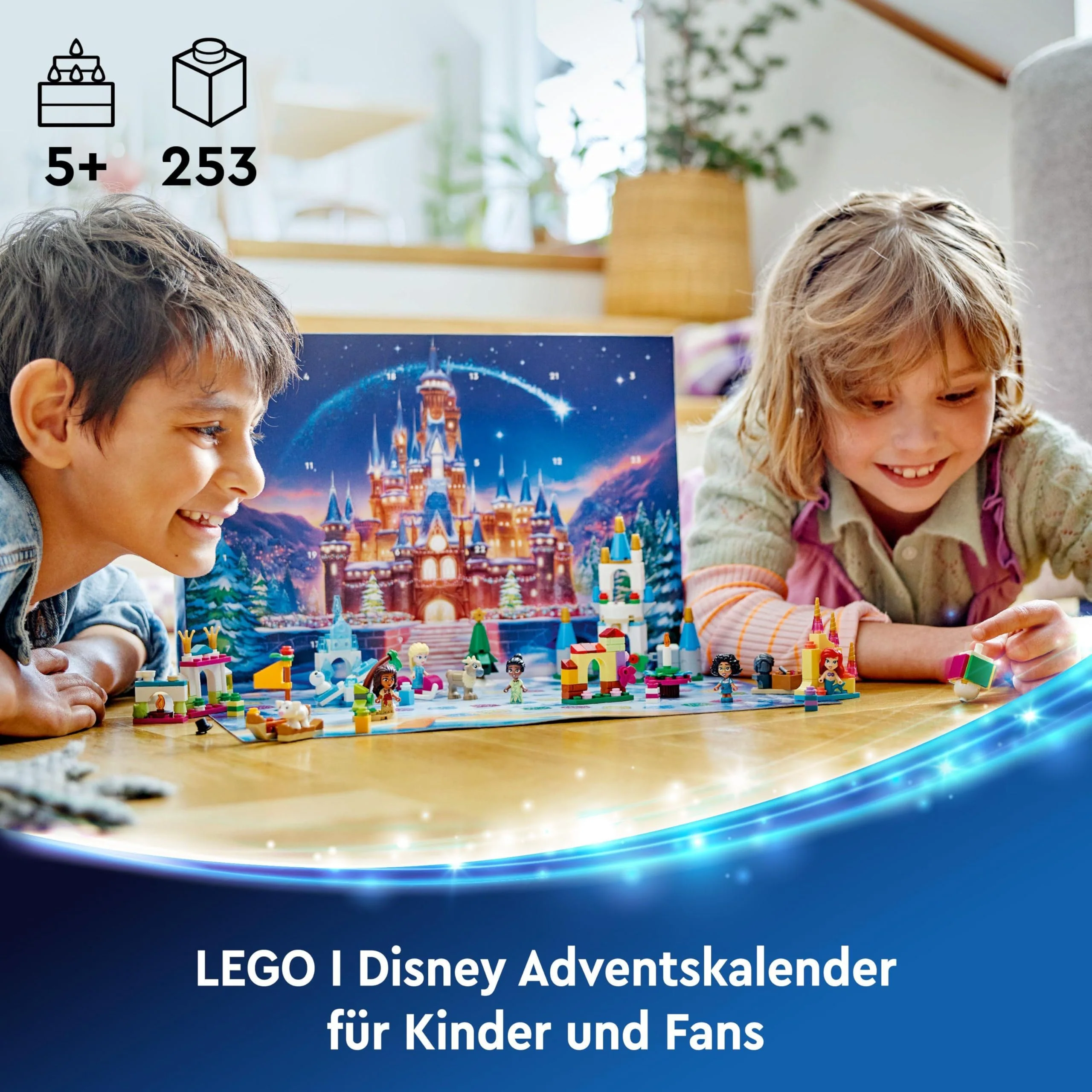 LEGO │ Disney Princess Adventskalender 2024, Bauspielzeug mit 5 Mikro-Spielfiguren, Adventsbauset für Kinder, fantasievolle Geschenkidee für Mädchen & Jungen ab 5 Jahren, Geschenk zu Weihnachten 43253 - Image 8
