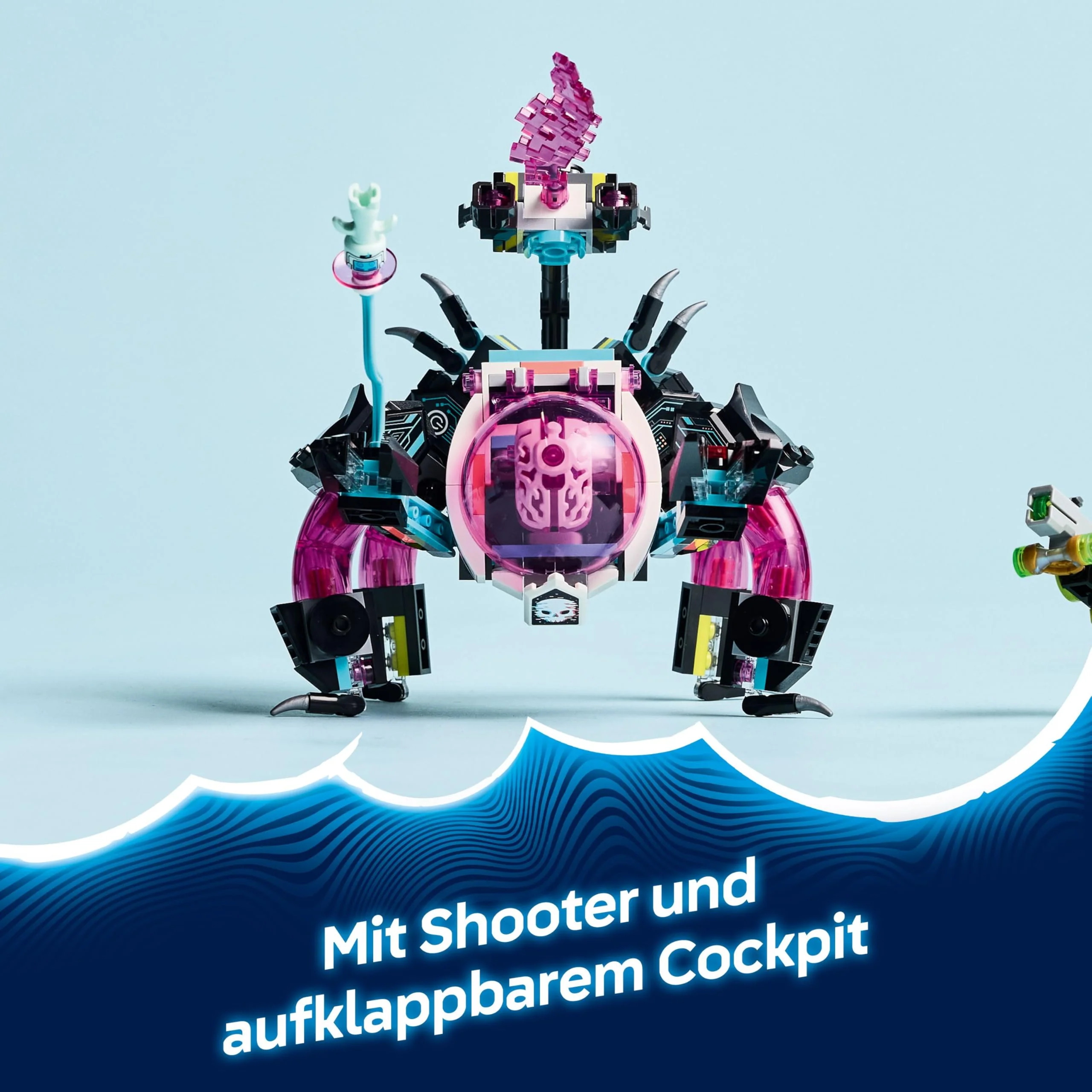 LEGO DREAMZzz 2-in-1 Mateo vs. Cyberhirn-Mech - Roboter Spielzeug für Jungen & Mädchen ab 8 Jahren - Umbaubar in Skorpion - Inkl. Einer Minifigur und einem Träumling - kreative Geschenkidee - 71495 - Image 6