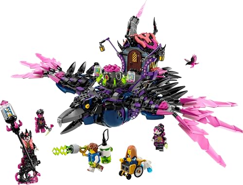 LEGO DREAMZzz 3-in-1 Der Mitternachtsrabe der Nimmerhexe, Spielset für Jungen und Mädchen ab 9 Jahren, mit Tierfigur, Fantasy-Hütte zum Umbauen in EIN Haus, eine Spinne oder einen Vogel 71478 - Image 4