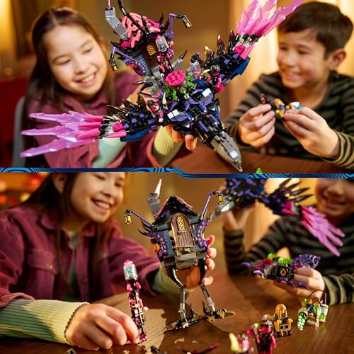 LEGO DREAMZzz 3-in-1 Der Mitternachtsrabe der Nimmerhexe, Spielset für Jungen und Mädchen ab 9 Jahren, mit Tierfigur, Fantasy-Hütte zum Umbauen in EIN Haus, eine Spinne oder einen Vogel 71478 - Image 5