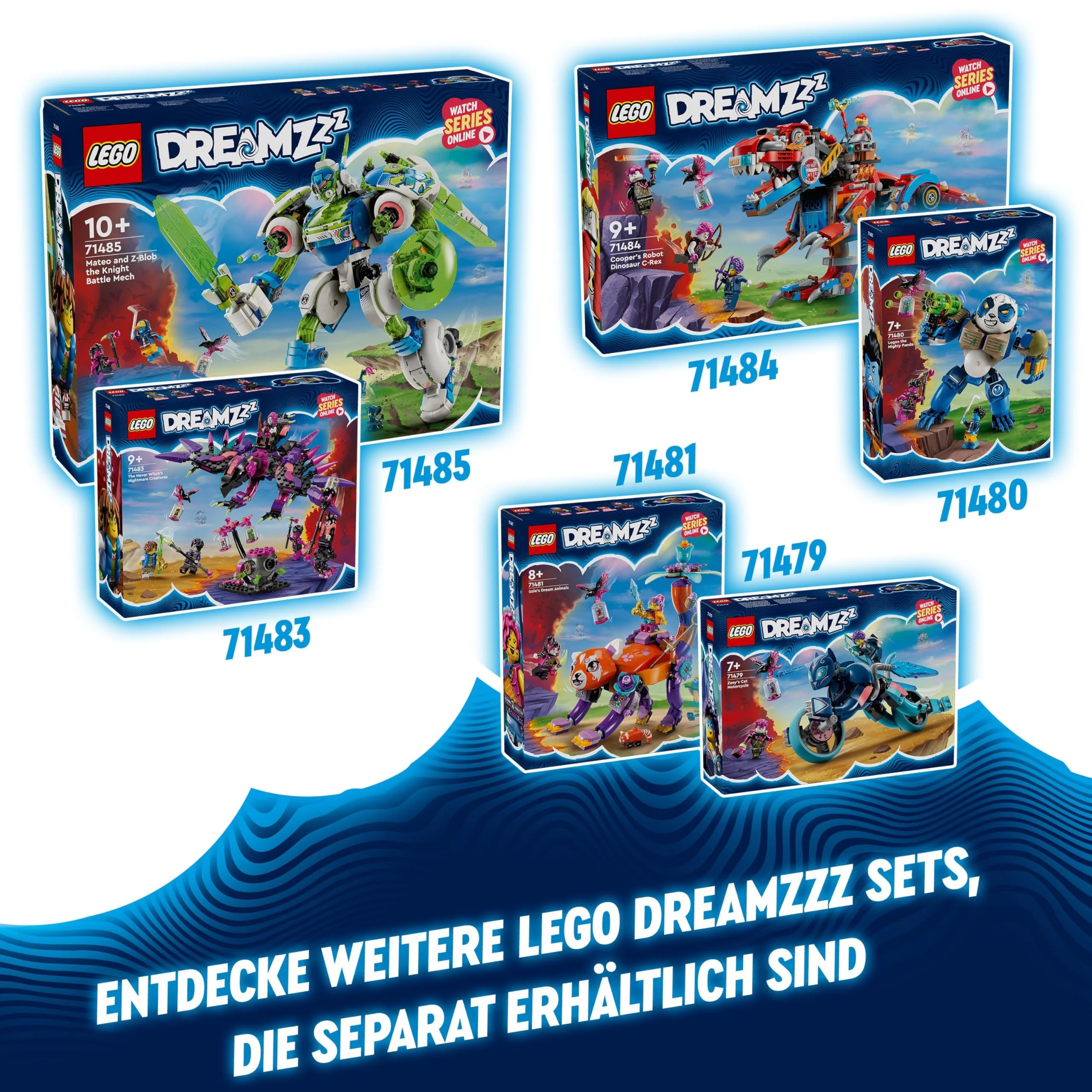 LEGO DREAMZzz 3-in-1 Der Mitternachtsrabe der Nimmerhexe, Spielset für Jungen und Mädchen ab 9 Jahren, mit Tierfigur, Fantasy-Hütte zum Umbauen in EIN Haus, eine Spinne oder einen Vogel 71478 - Image 7